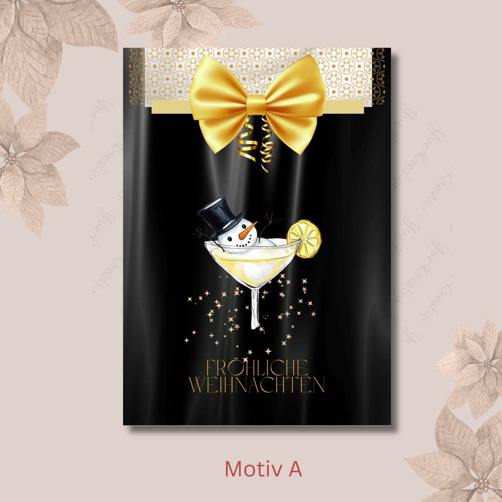 Weihnachtskarte, 2 Kartenmotive zur Auswahl, Postkarte, Grußkarte, Geschenkkarte, Weihnachtsgruß  #PHO