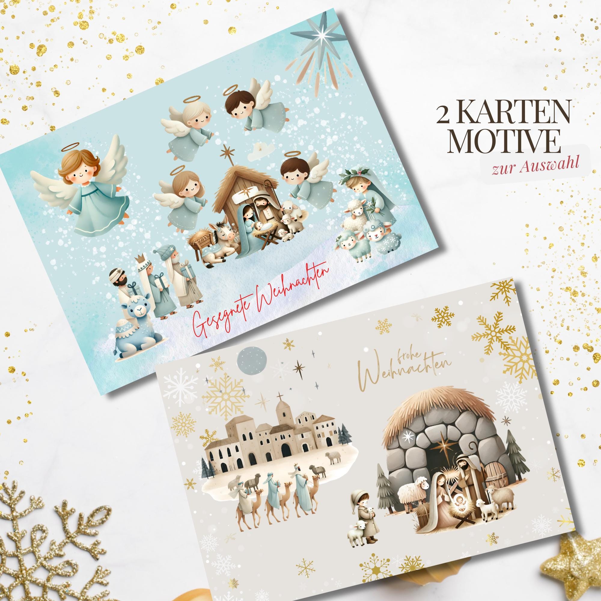 Weihnachtskarte Postkarte Weihnachten 2 Kartenmotive zur Auswahl, Geschenkkarte, Weihnachtsgruß, Grußkarte #PLS Weihnachtskarte Postkarte Weihnachten 2 Kartenmotive zur Auswahl, Geschenkkarte, Weihnachtsgruß, Grußkarte #PLS