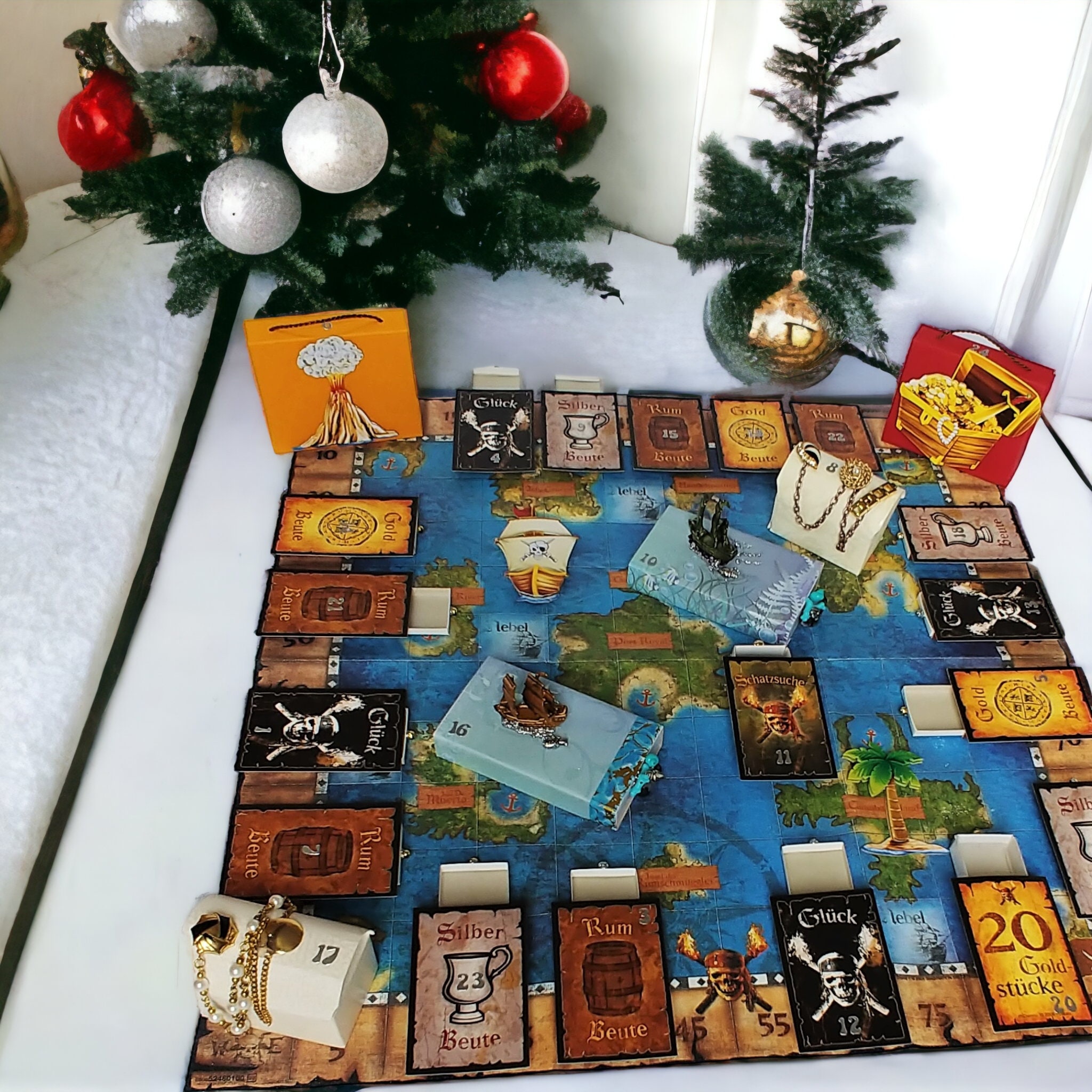 Adventskalender "Piraten" / Tischkalender/ Weihnachten / zum Befüllen aus 24 Schachteln Adventskalender "Piraten" / Tischkalender/ Weihnachten / zum Befüllen aus 24 Schachteln