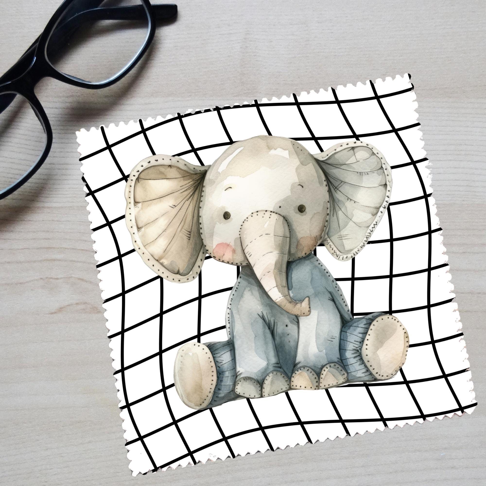 Brillenputztuch Elefant Reinigungstuch für Brillen Geschenk Geburtstag Brillentuch Displaytuch Bildschirmtuch Microfasertuch #BM Brillenputztuch Elefant Reinigungstuch für Brillen Geschenk Geburtstag Brillentuch Displaytuch Bildschirmtuch Microfasertuch #BM