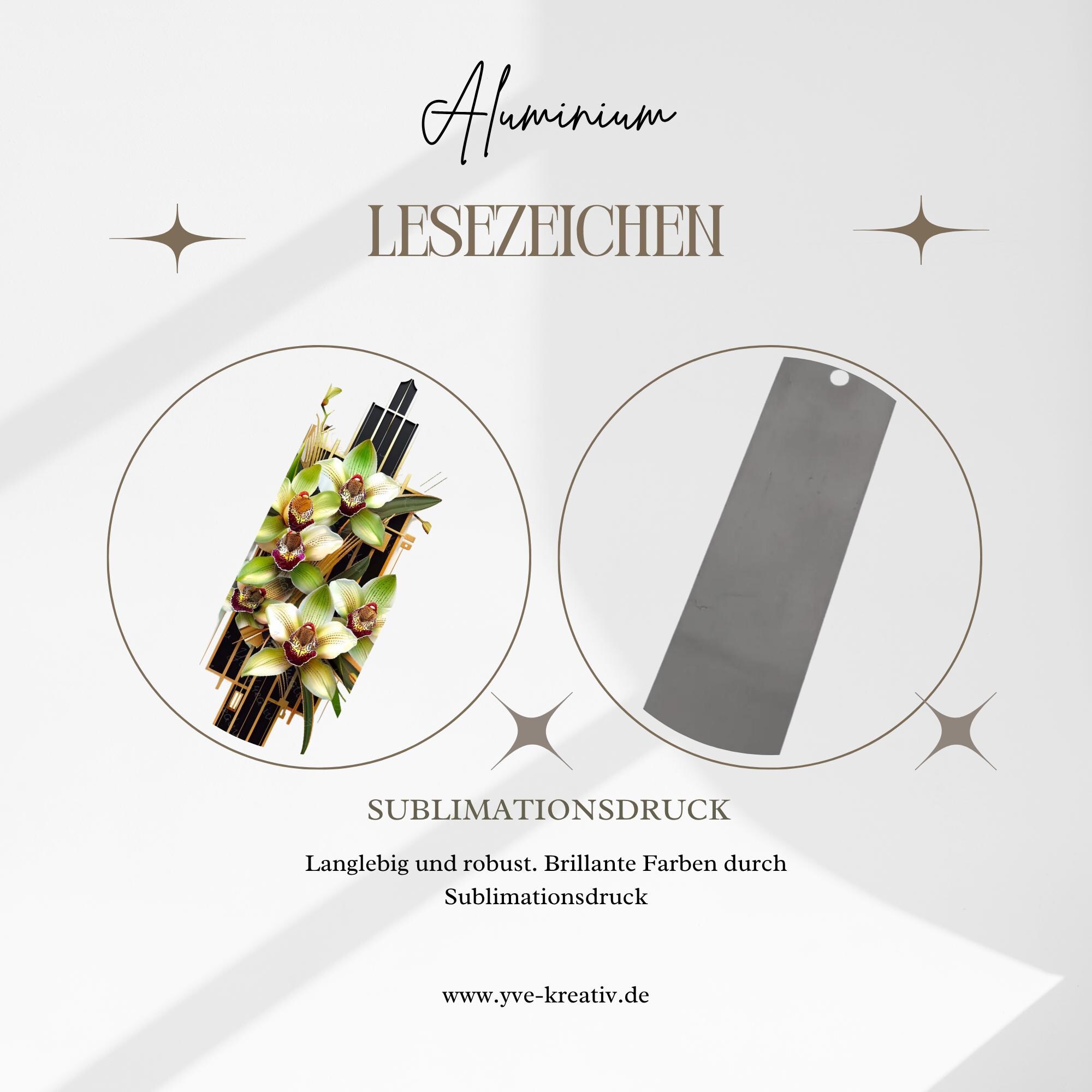 Lesezeichen aus Metall Orchideen Geschenk Freundin Bücherzeichen Mitbringsel Mama Bookmark Art déco Stil - 2 Motive zur Auswahl  #LEALU