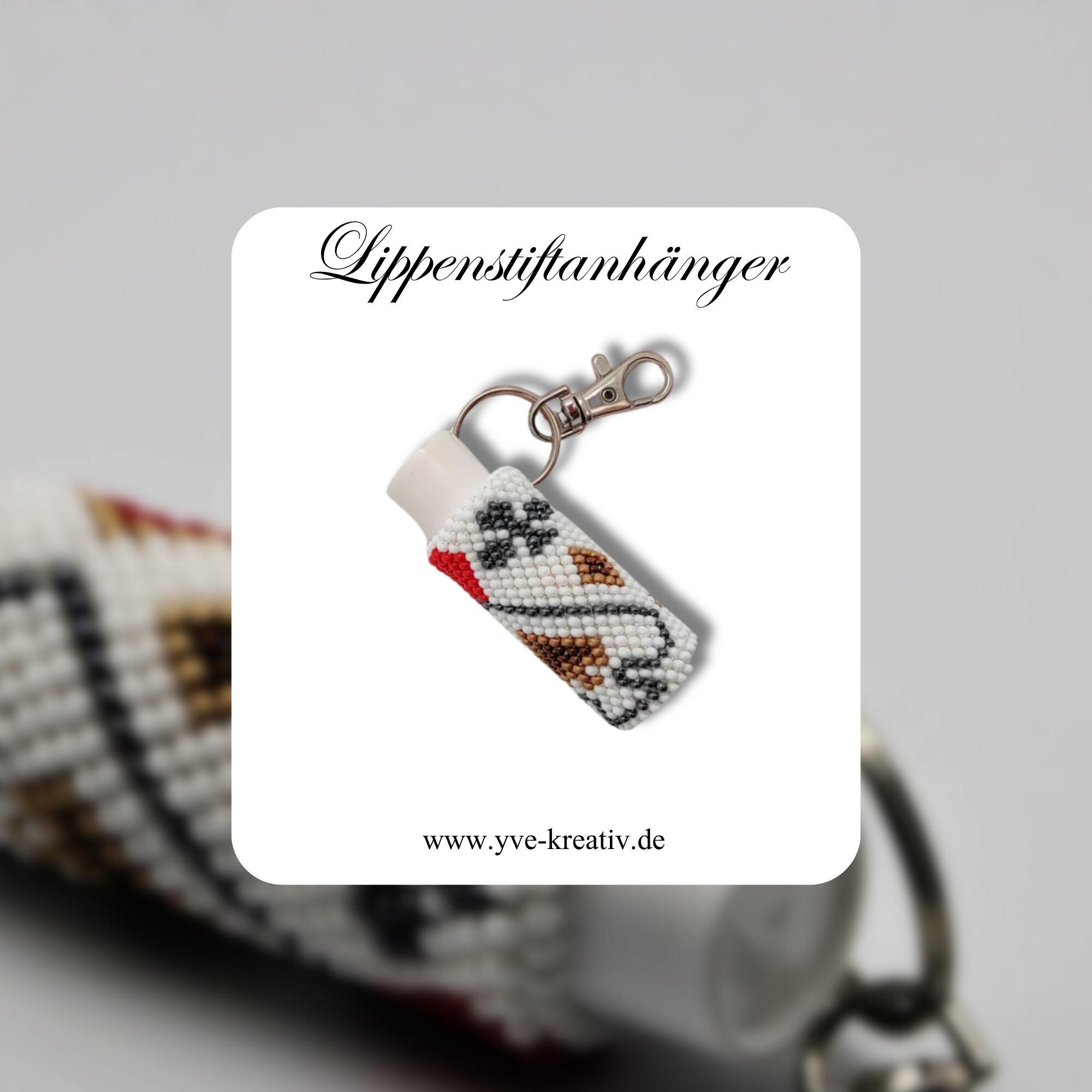 Anhänger für Lippenpflegestift Poker Lippenbalsam Täschchen Schlüsselanhänger aus Rocailles Miniperlen gehäkelt #773260783 Anhänger für Lippenpflegestift Poker Lippenbalsam Täschchen Schlüsselanhänger aus Rocailles Miniperlen gehäkelt #773260783