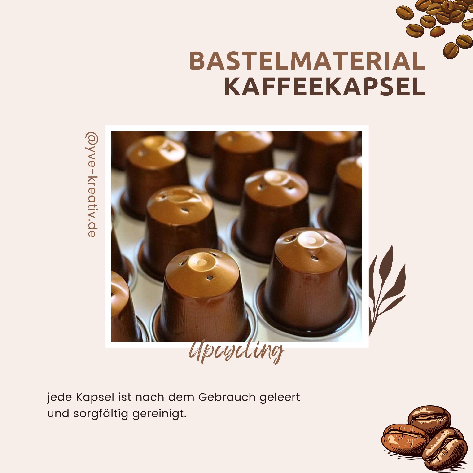 10 leere Kaffeekapseln Farbe kupfer zum Basteln Gestalten Bastelmaterial DIY Schmuckherstellung Zubehör #KNS 10 leere Kaffeekapseln Farbe kupfer zum Basteln Gestalten Bastelmaterial DIY Schmuckherstellung Zubehör #KNS