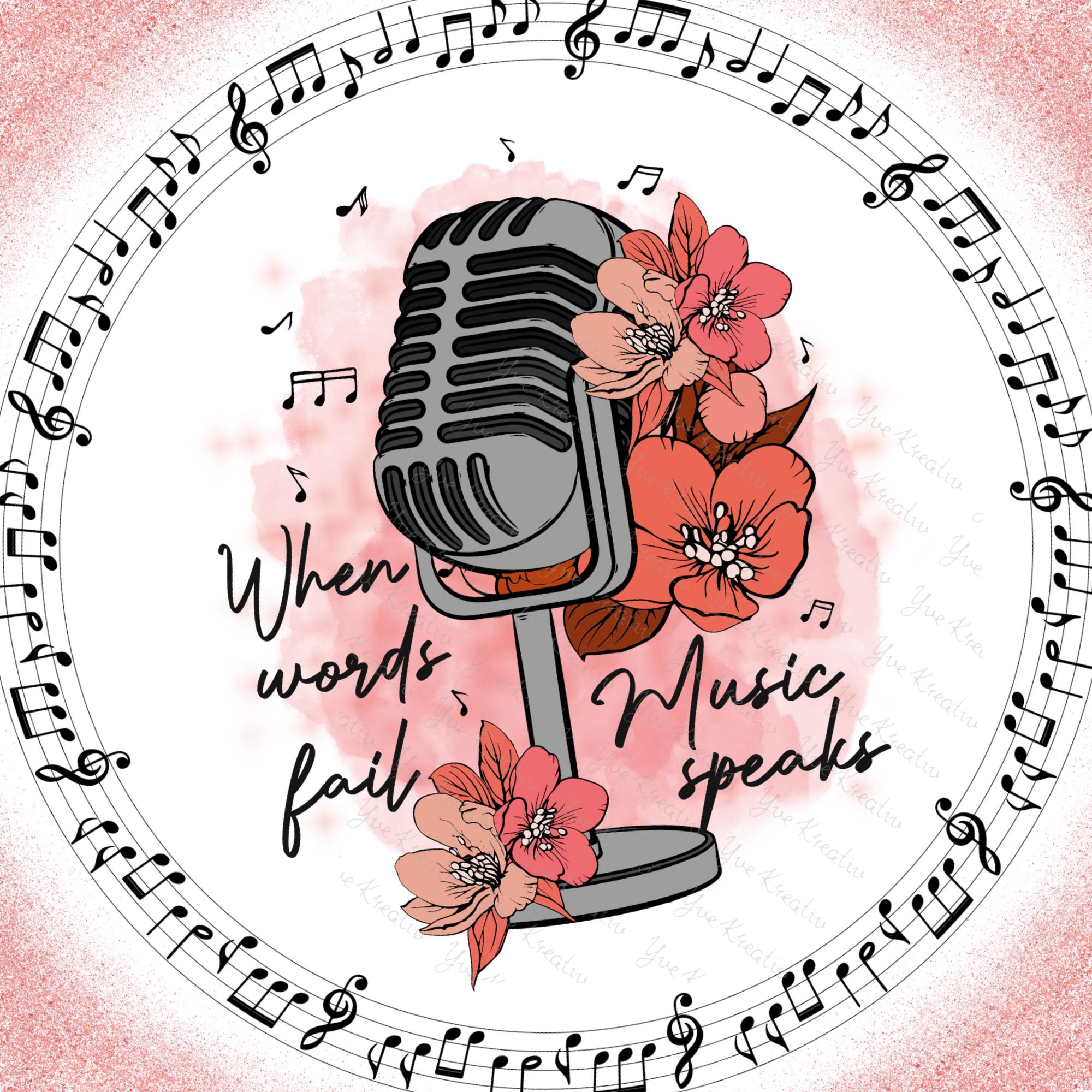 Brillenputztuch Musik Mikrofon bedrucktes Mikrofasertuch für Sonnenbrille Display Handy Musiker Geschenk Musikerliebhaber #MC7