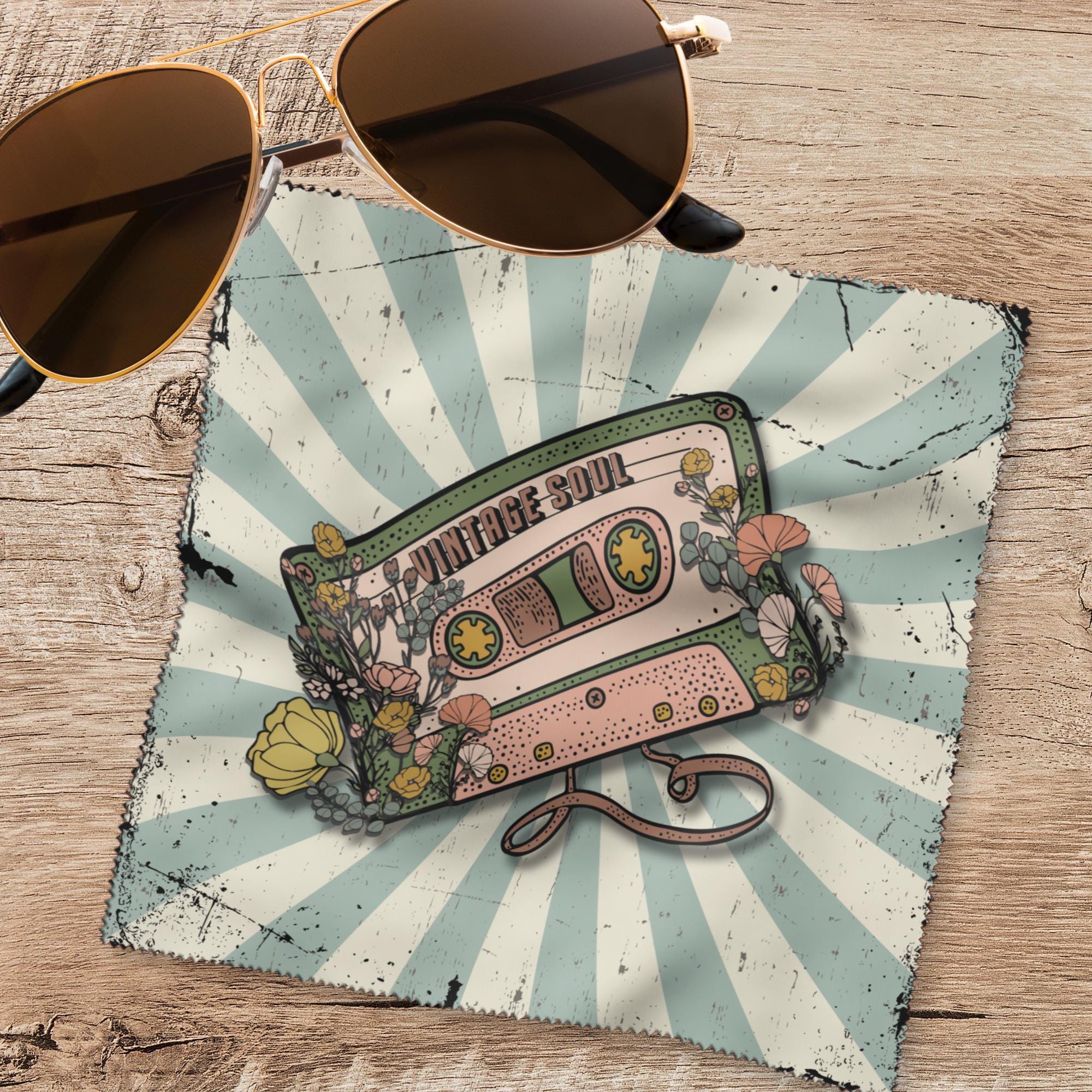 Brillenputztuch Musik MC Retro bedrucktes Mikrofasertuch für Sonnenbrille Display Handy Geschenk Musiker Mitbringsel Musiklehrer #MC6 Brillenputztuch Musik MC Retro bedrucktes Mikrofasertuch für Sonnenbrille Display Handy Geschenk Musiker Mitbringsel Musiklehrer #MC6