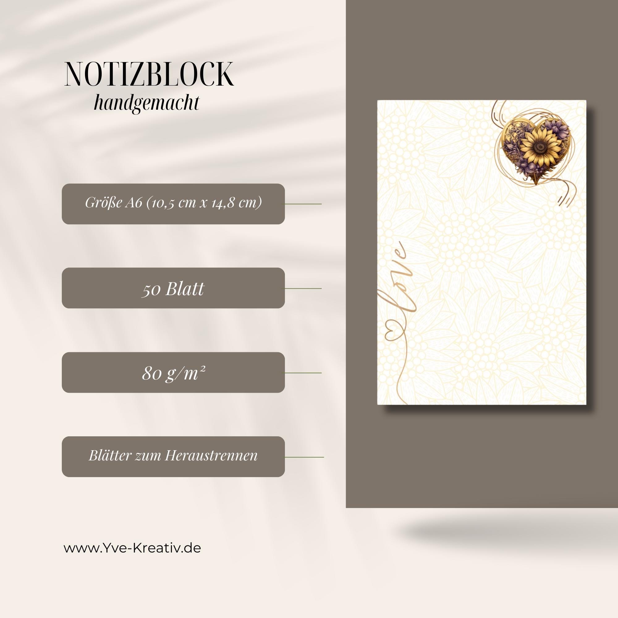 Notizblock Schreibblock 50 Blätter Herz Love A6 Block Zettelblock Abreisblock mit Leimbindung Verlobung Geschenk Freundin #A6K50 Notizblock Schreibblock 50 Blätter Herz Love A6 Block Zettelblock Abreisblock mit Leimbindung Verlobung Geschenk Freundin #A6K50