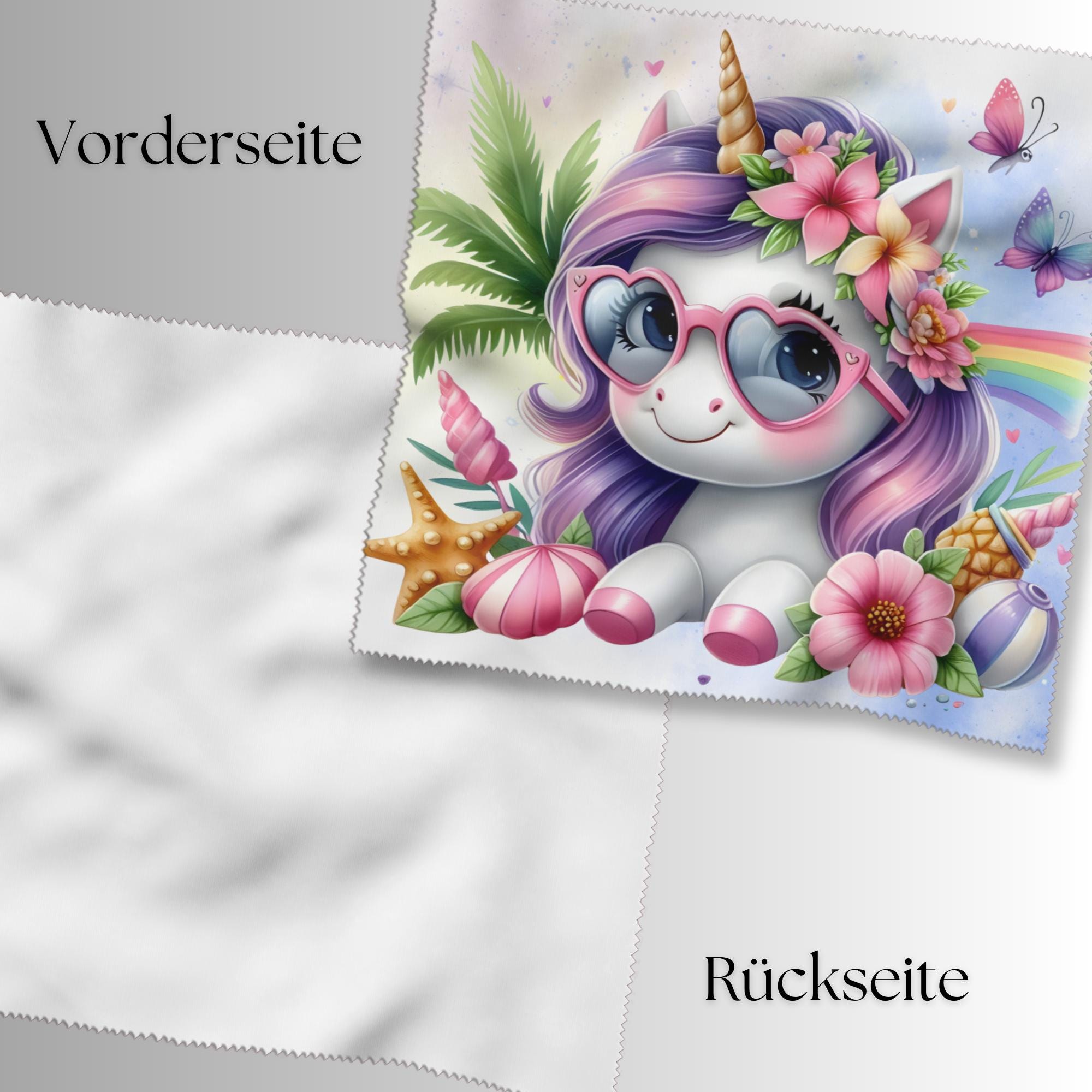 Brillenputztuch – Individuell bedrucktes Mikrofasertuch für Brillen, Displays & mehr | Perfektes Geschenk zum Geburtstag #FA2abcd