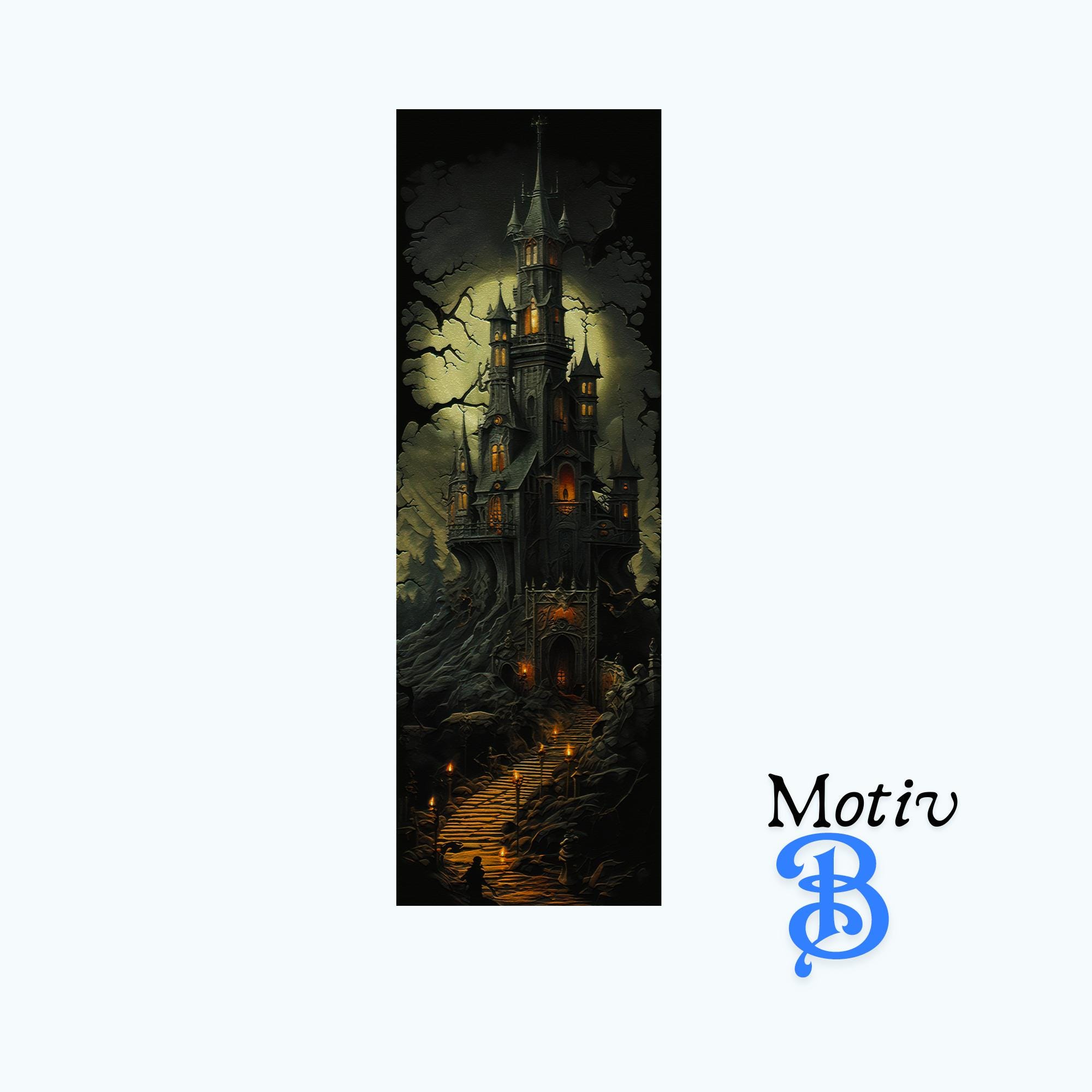 Lesezeichen aus Aluminium Geschenk zu Halloween Gespensterschloss Bücher Bookmark - 2 Motive zur Auswahl #LEALU Lesezeichen aus Aluminium Geschenk zu Halloween Gespensterschloss Bücher Bookmark - 2 Motive zur Auswahl #LEALU