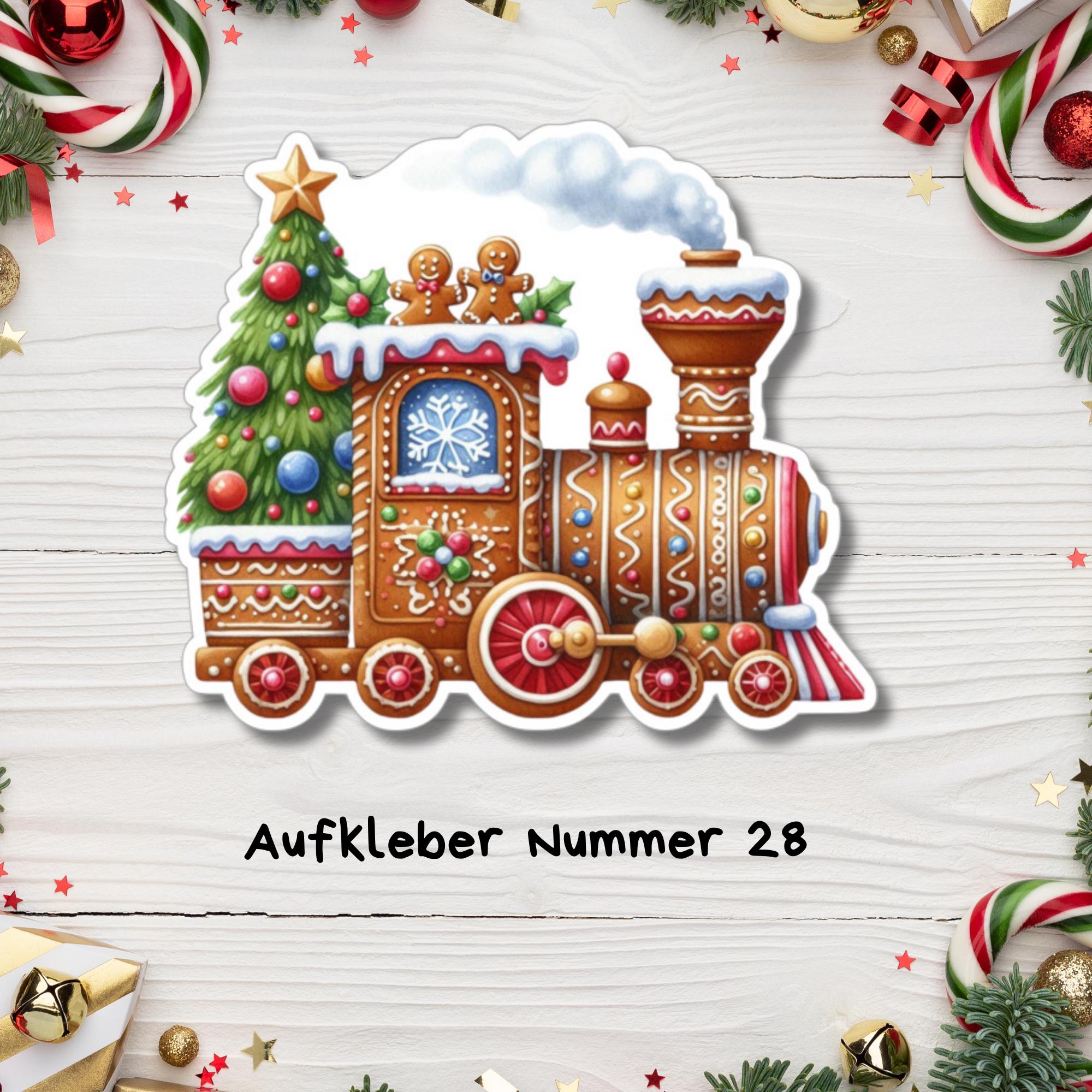 Aufkleber, große Sticker zu Weihnachten und Advent - 3 Aufkleber zur Auswahl in Weiß oder Transparent #SEG8 Aufkleber, große Sticker zu Weihnachten und Advent - 3 Aufkleber zur Auswahl in Weiß oder Transparent #SEG8