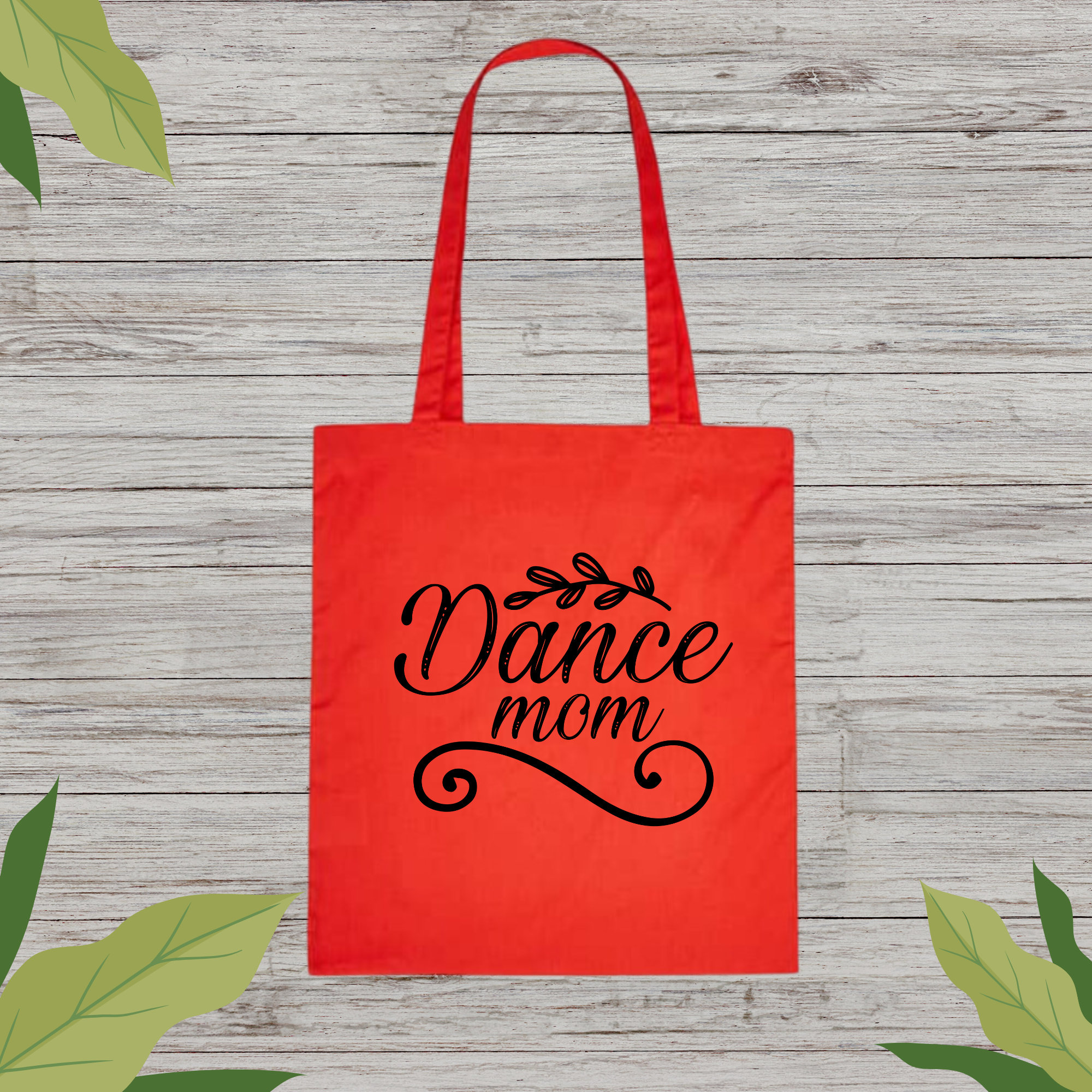Stofftasche, Stoffbeutel, Einkaufstasche, Tasche, Baumwolltasche, Motiv "Dance Mom" verschiedene Farben  #STBAUBNT