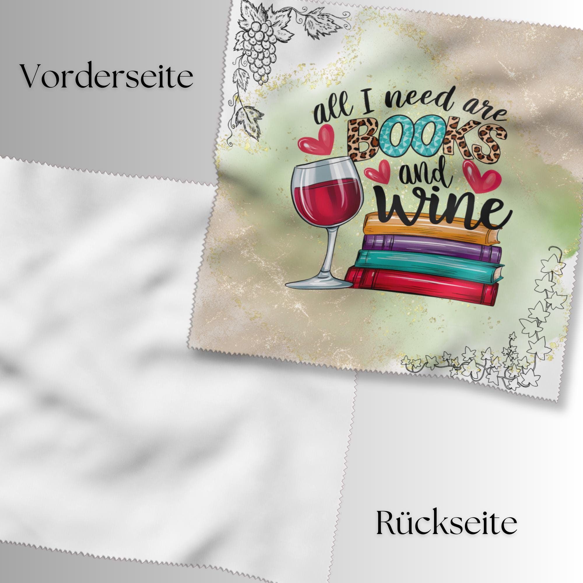 Brillenputztuch – Individuell bedrucktes Mikrofasertuch für Brillen, Displays & mehr | Perfektes Geschenk zum Geburtstag #ES9