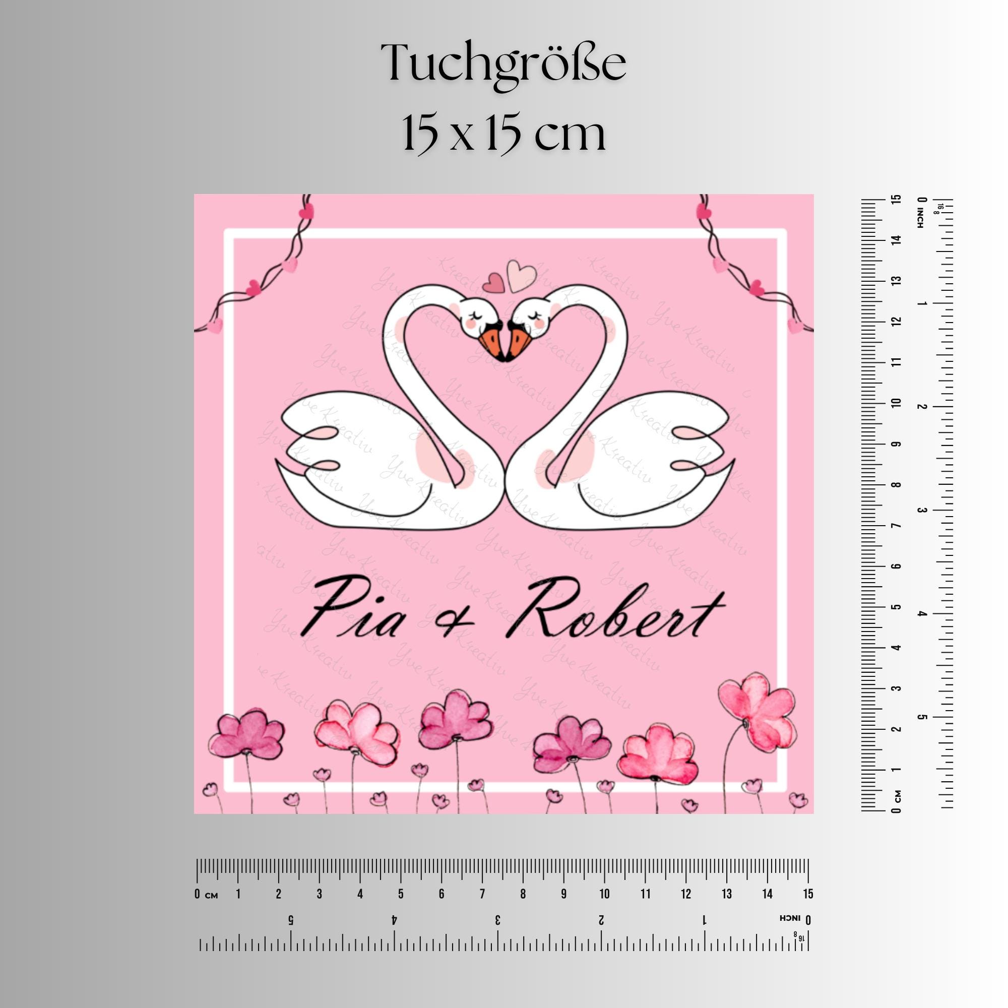 Brillenputztuch Schwäne mit Namen Verlobung Geschenk Hochzeit Paar bedrucktes Mikrofasertuch für Brillen Displays Kamera Handy #HO19P Brillenputztuch Schwäne mit Namen Verlobung Geschenk Hochzeit Paar bedrucktes Mikrofasertuch für Brillen Displays Kamera Handy #HO19P