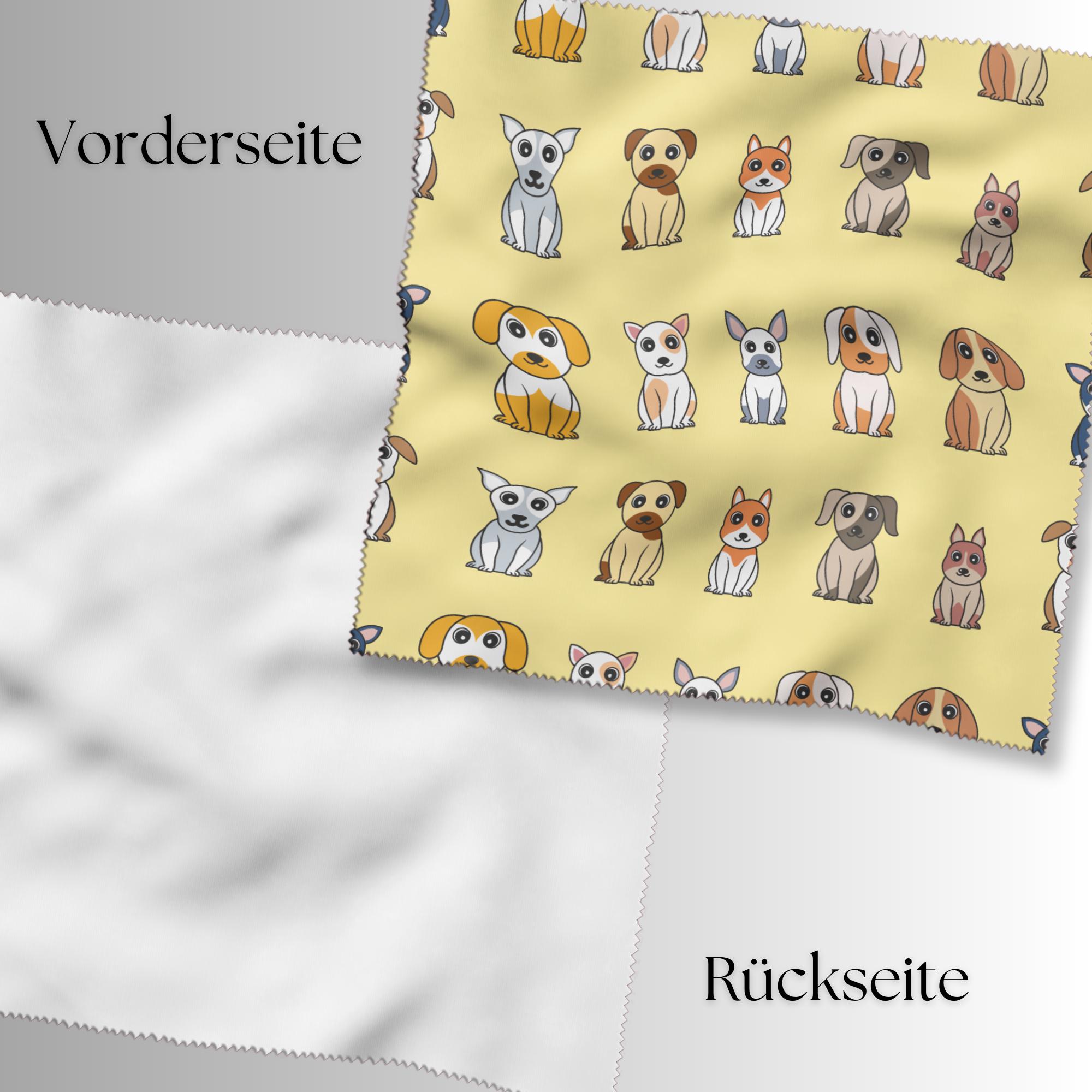 Brillenputztuch Hunde Geschenk Freundin Mitbringsel Hundemama bedrucktes Mikrofasertuch Brillentuch für Displays Objektive #TI136