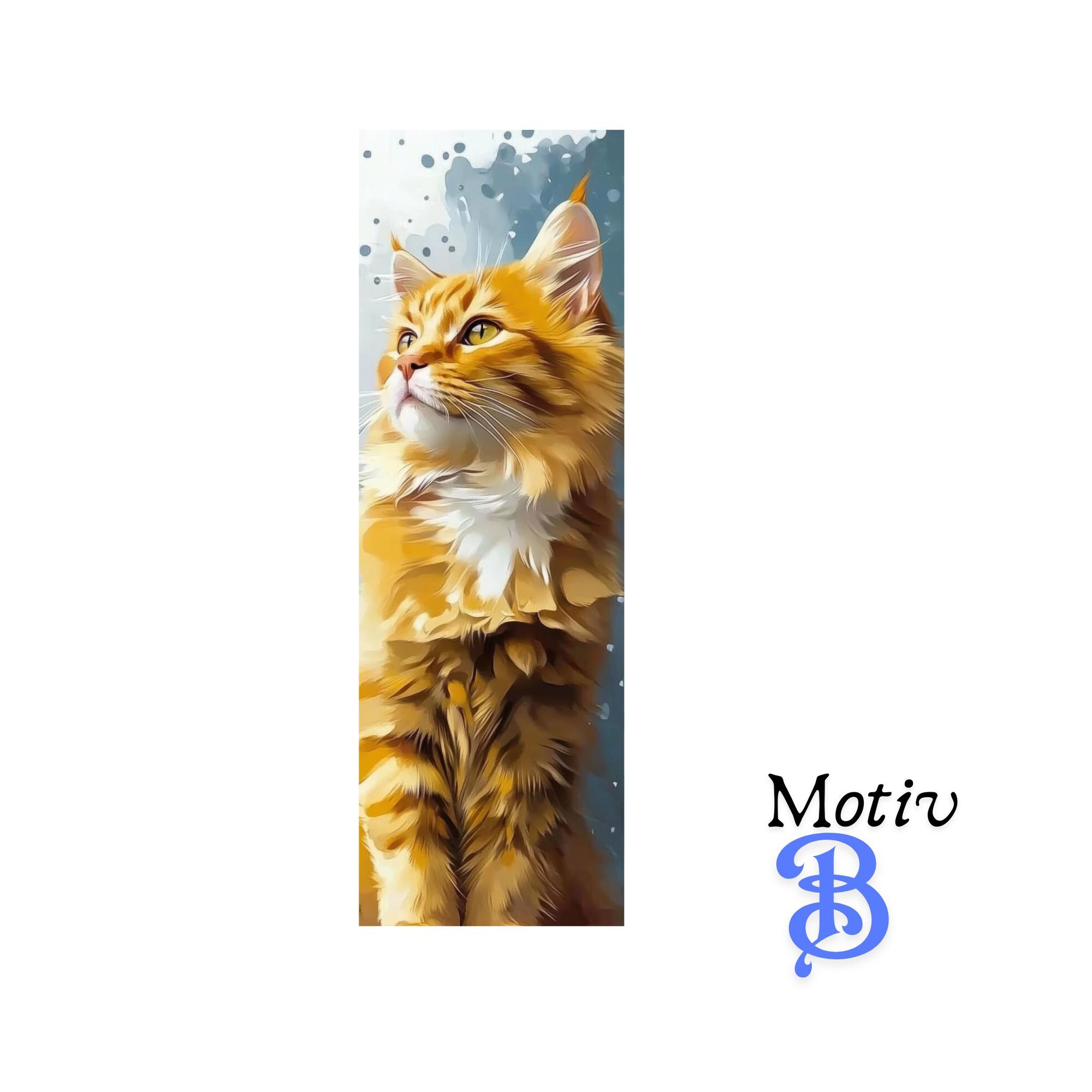 Lesezeichen aus Aluminium Geschenk zum Geburtstag Buchgeschenk "Motiv Katze" Bookmark - 2 Motive zur Auswahl  #LEALU