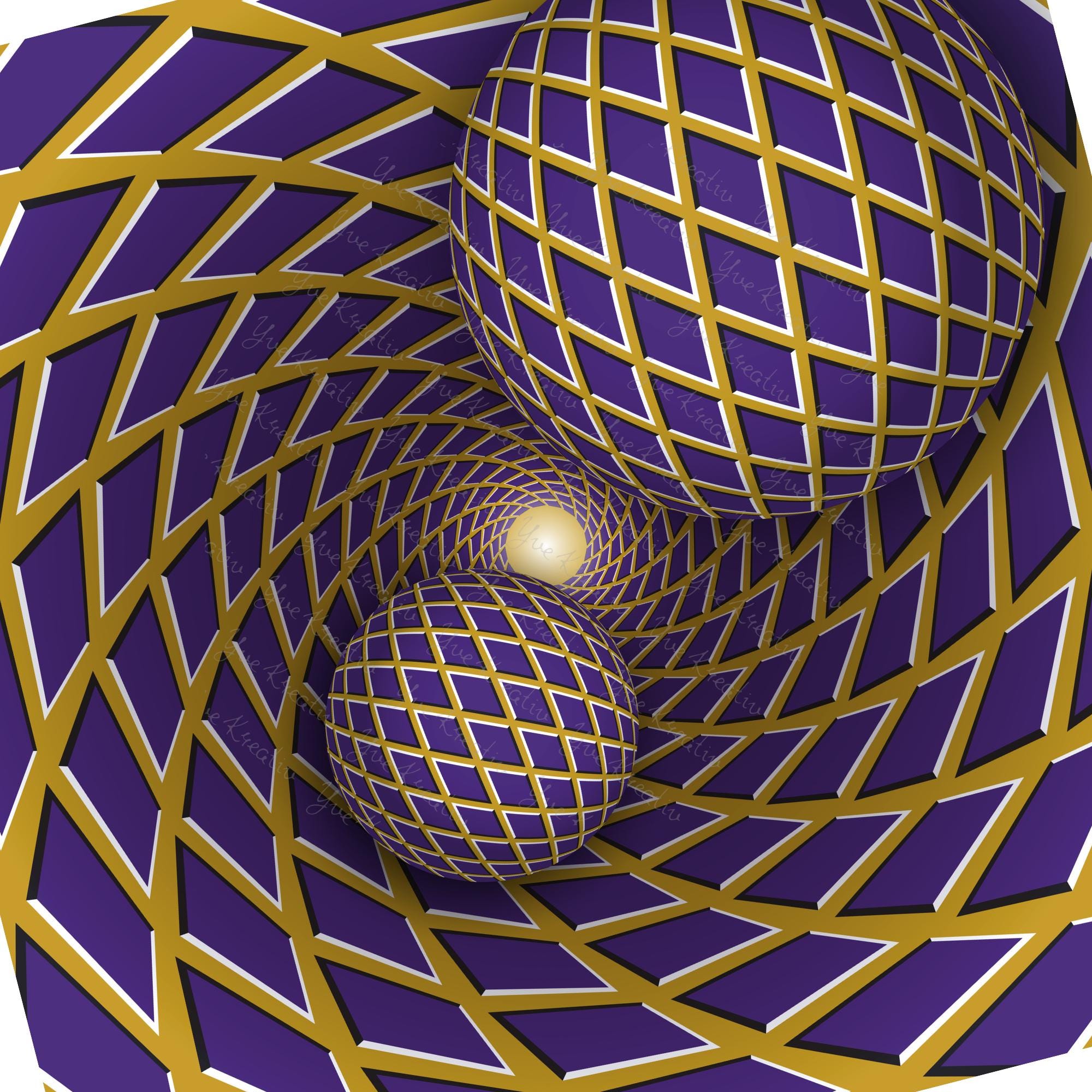 Brillenputztuch Optische Täuschung bedrucktes Mikrofasertuch für Brille Sonnenbrille Displays Handyputztuch Brillentuch Mikrofaser #AL73 D