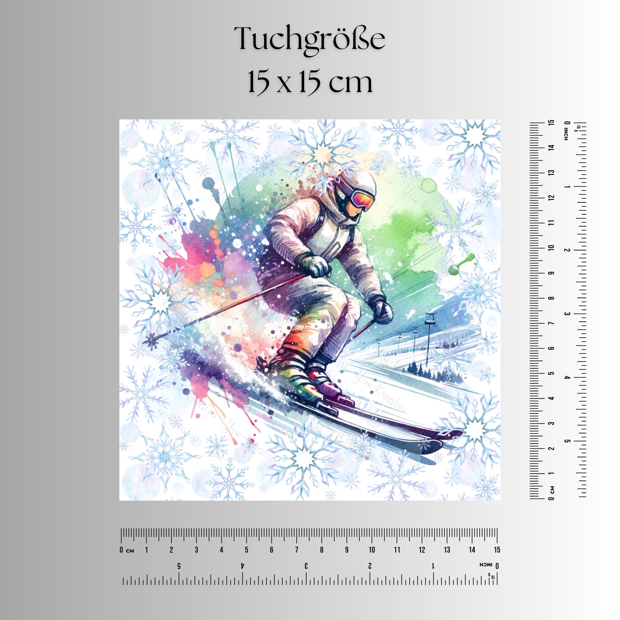 Brillenputztuch – Individuell bedrucktes Mikrofasertuch für Brillen, Displays & mehr | Perfektes Geschenk zum Winterurlaub #SP18