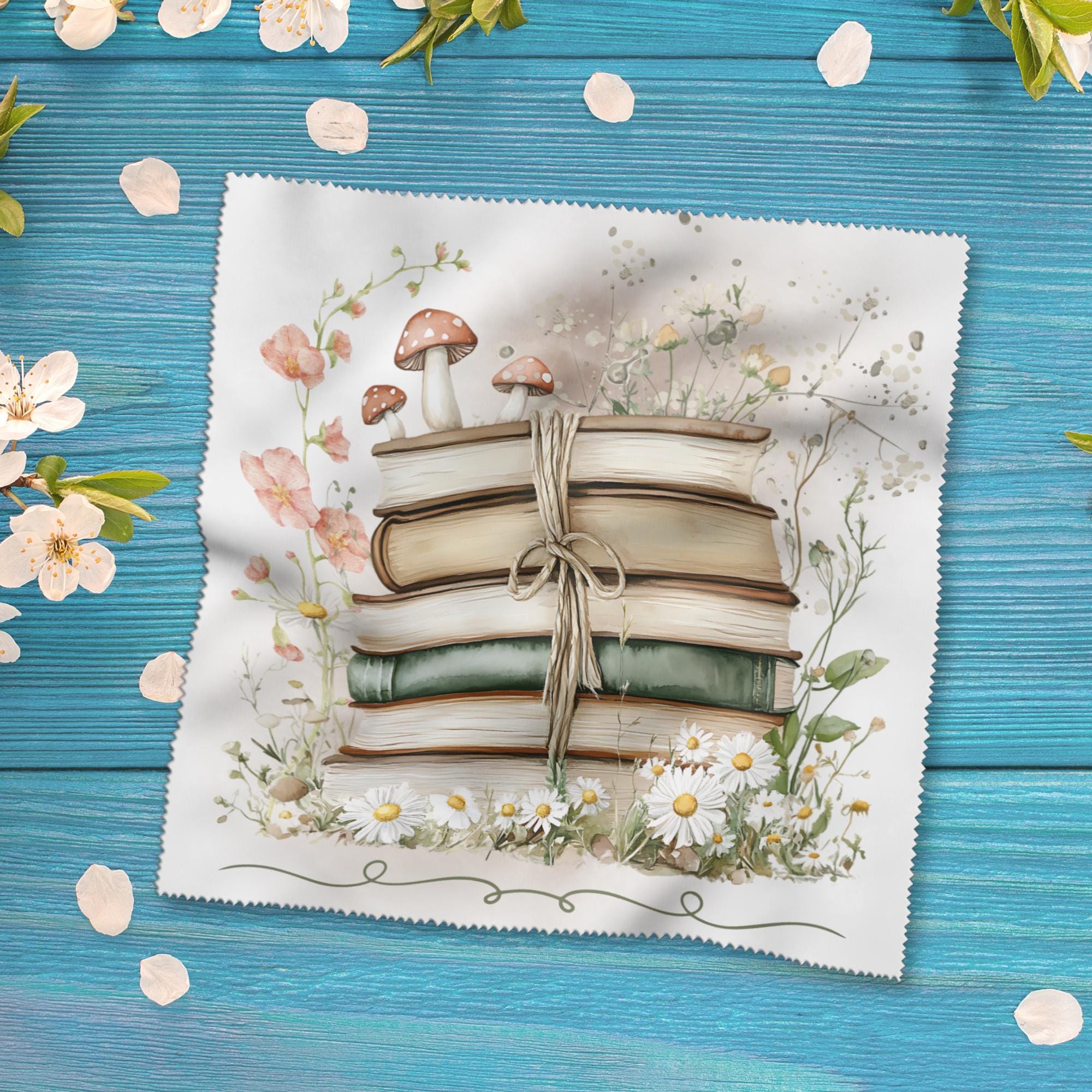 Brillenputztuch Geschenk Geburtstag Bücher bedrucktes Mikrofasertuch für Brillen Tuch für Displays #AL37 Brillenputztuch Geschenk Geburtstag Bücher bedrucktes Mikrofasertuch für Brillen Tuch für Displays #AL37