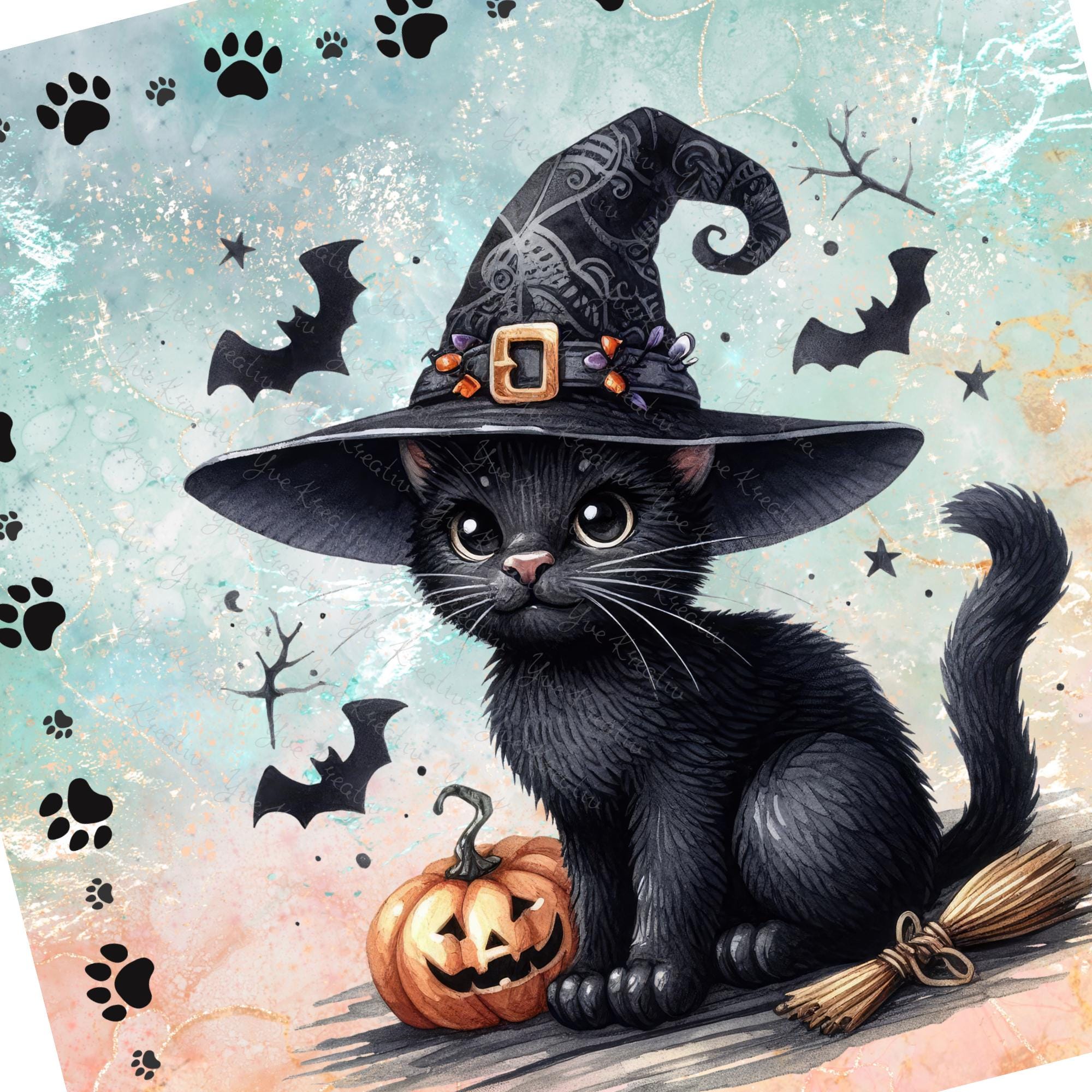 Brillenputztuch Schwarze Katze bedrucktes Mikrofasertuch für Sonnenbrille Displays Handy Katzenfreund Geschenk Halloween Mitbringsel #TI169 Brillenputztuch Schwarze Katze bedrucktes Mikrofasertuch für Sonnenbrille Displays Handy Katzenfreund Geschenk Halloween Mitbringsel #TI169