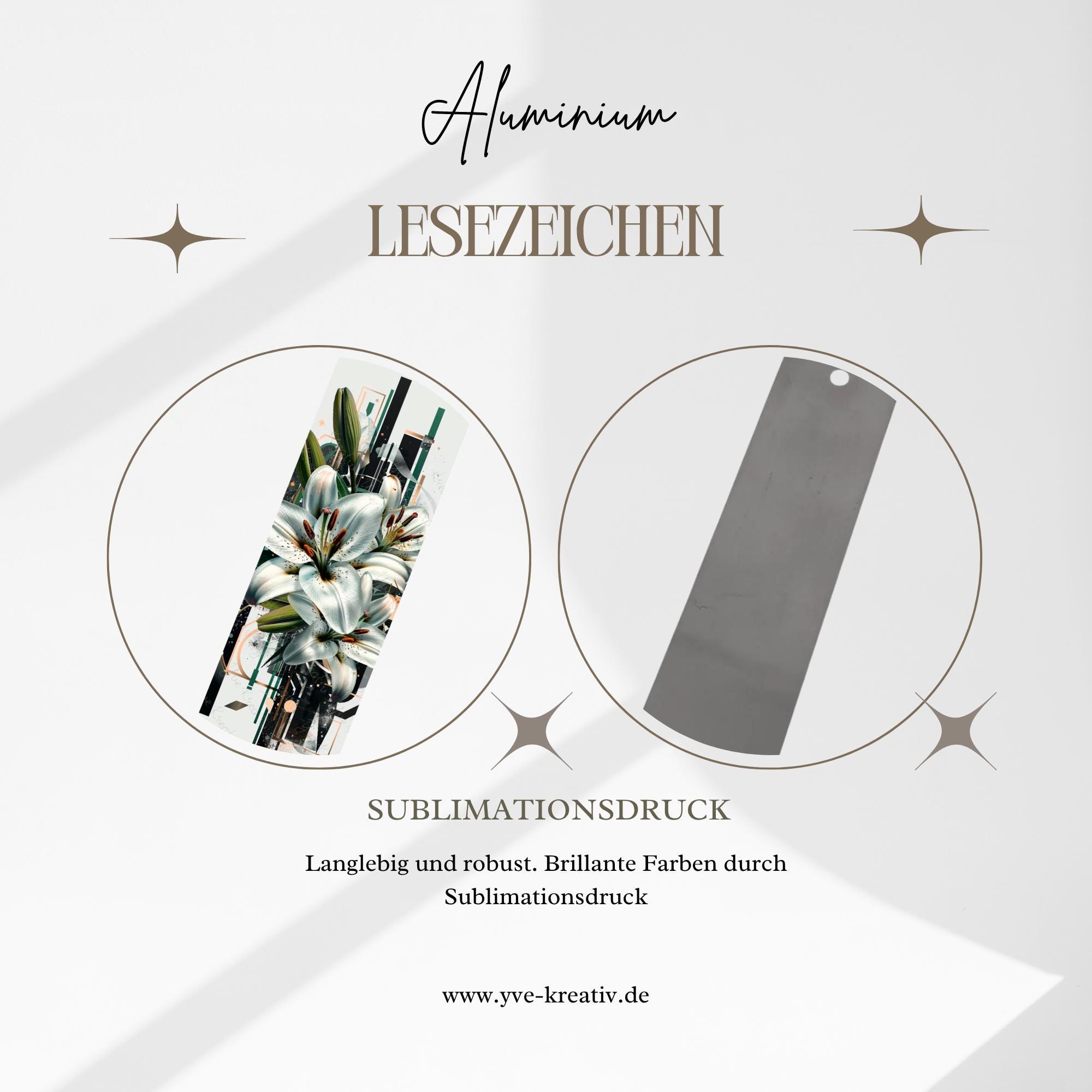 Lesezeichen aus Metall Geschenk Freundin Bücherzeichen Mitbringsel Mama Bookmark Lilien - 2 Motive zur Auswahl  #LEALU