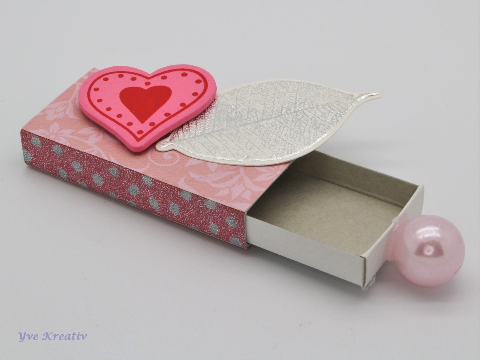 Schachtel für Geldgeschenke, verzierte Streichholzschachtel als originelle Geschenkverpackung für Geld, Gutscheine und mehr  #627796429