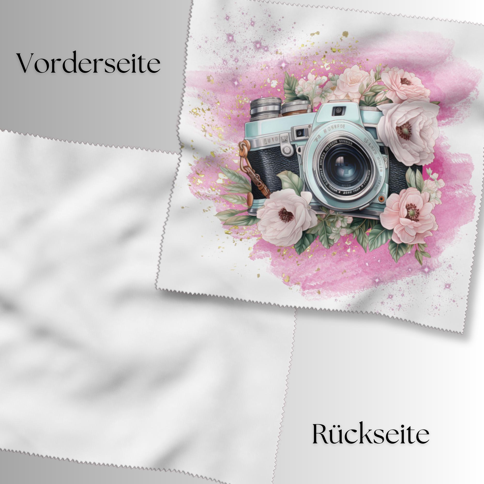 Brillenputztuch – Individuell bedrucktes Mikrofasertuch für Brillen, Displays & mehr | Perfektes Geschenk für Fotografen #BE2