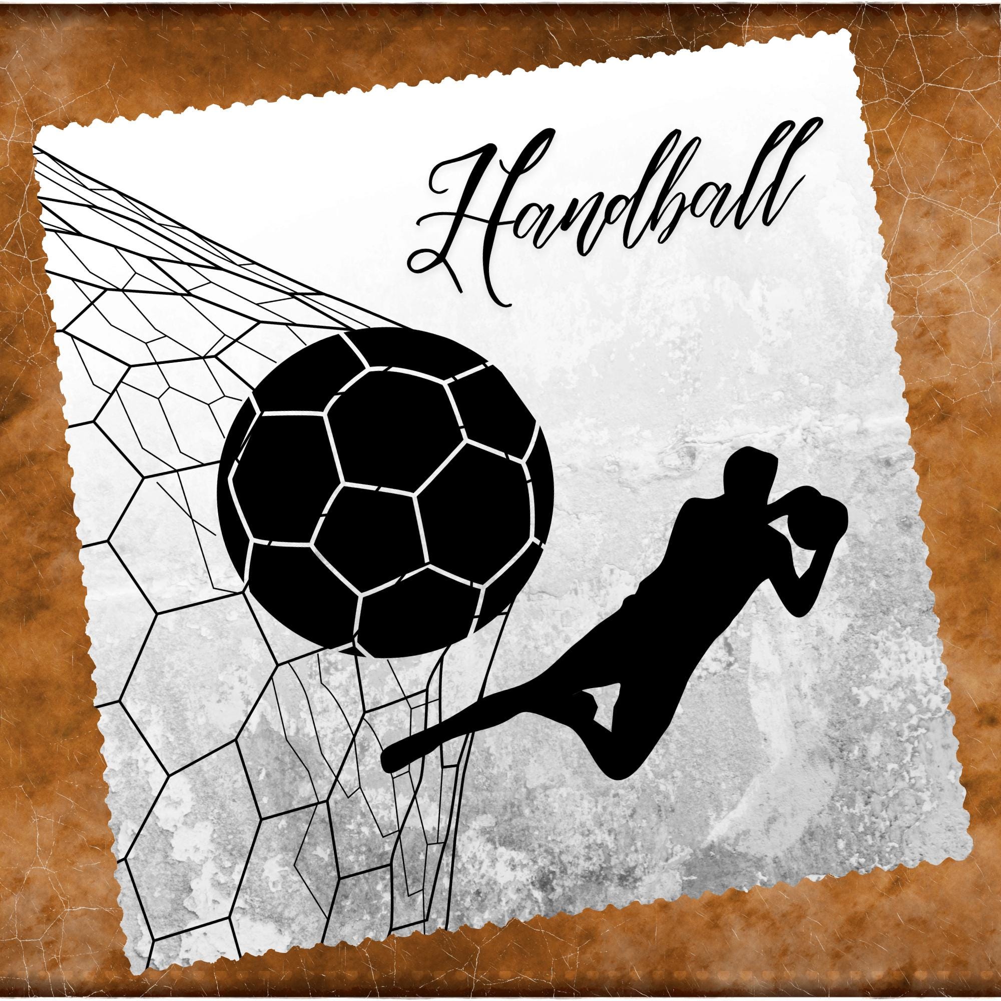 Brillenputztuch bedrucktes Mikrofasertuch für Brillen Tuch für Displays Geschenk zum Geburtstag Handball Torwart #SP29