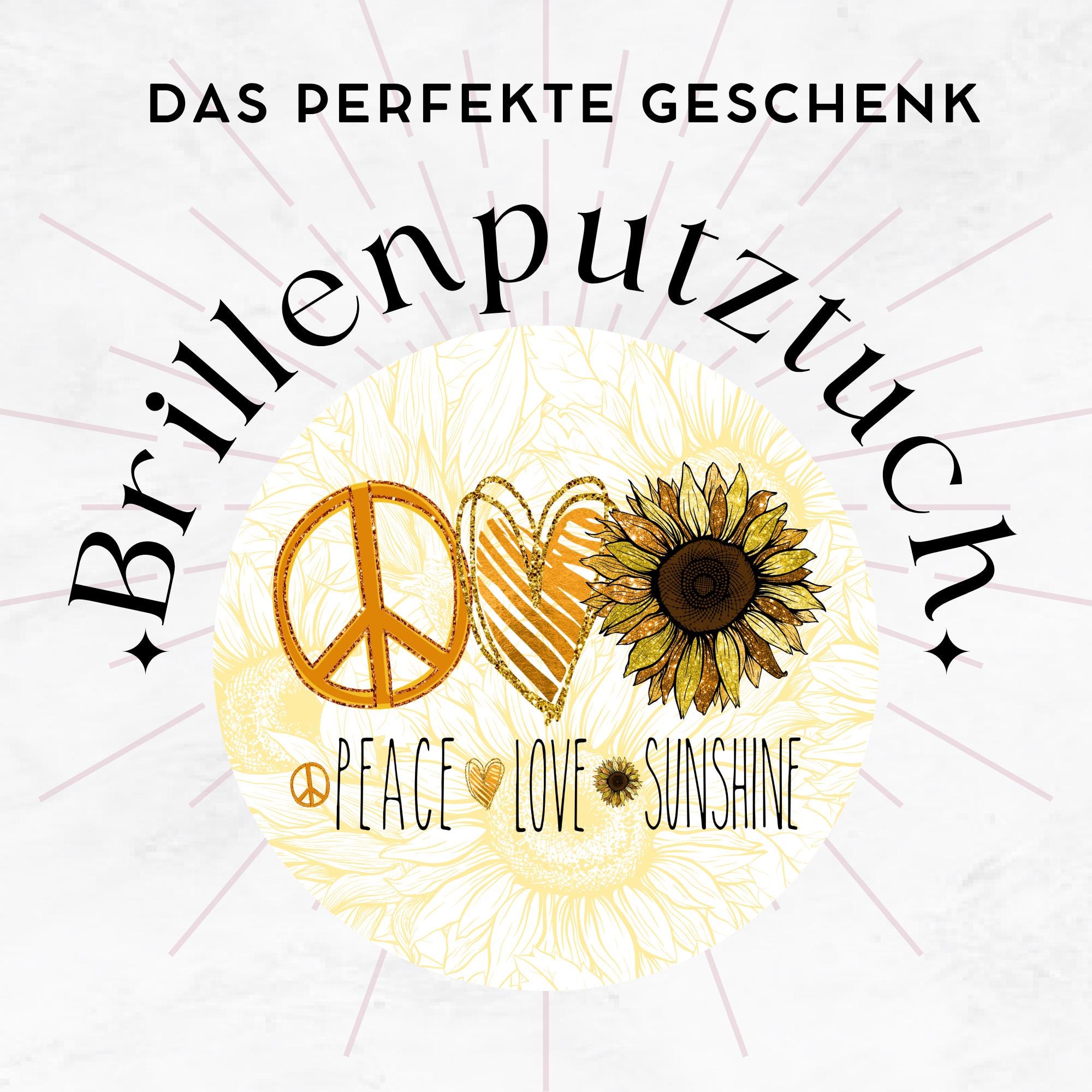 Brillenputztuch Sonnenblume Geschenk Peace bedrucktes Mikrofasertuch für Brillen Displays Mitbringsel Freundin Geschenkidee Mama #MO16 Brillenputztuch Sonnenblume Geschenk Peace bedrucktes Mikrofasertuch für Brillen Displays Mitbringsel Freundin Geschenkidee Mama #MO16