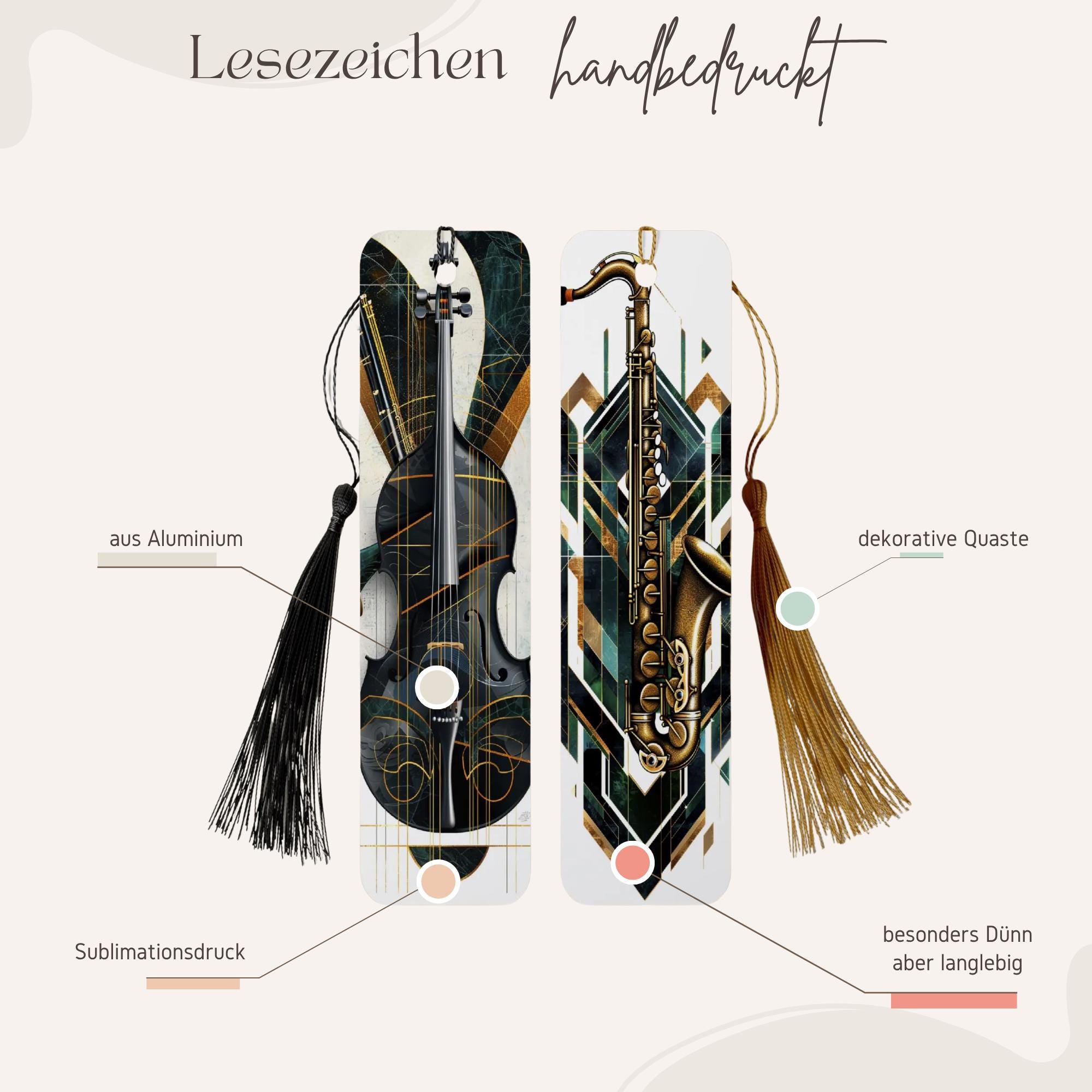 Lesezeichen aus Metall Instrumente Geschenk Musiker Bücherzeichen Mitbringsel Musiklehrer Bookmark Saxofon - 2 Motive zur Auswahl #LEALU Lesezeichen aus Metall Instrumente Geschenk Musiker Bücherzeichen Mitbringsel Musiklehrer Bookmark Saxofon - 2 Motive zur Auswahl #LEALU