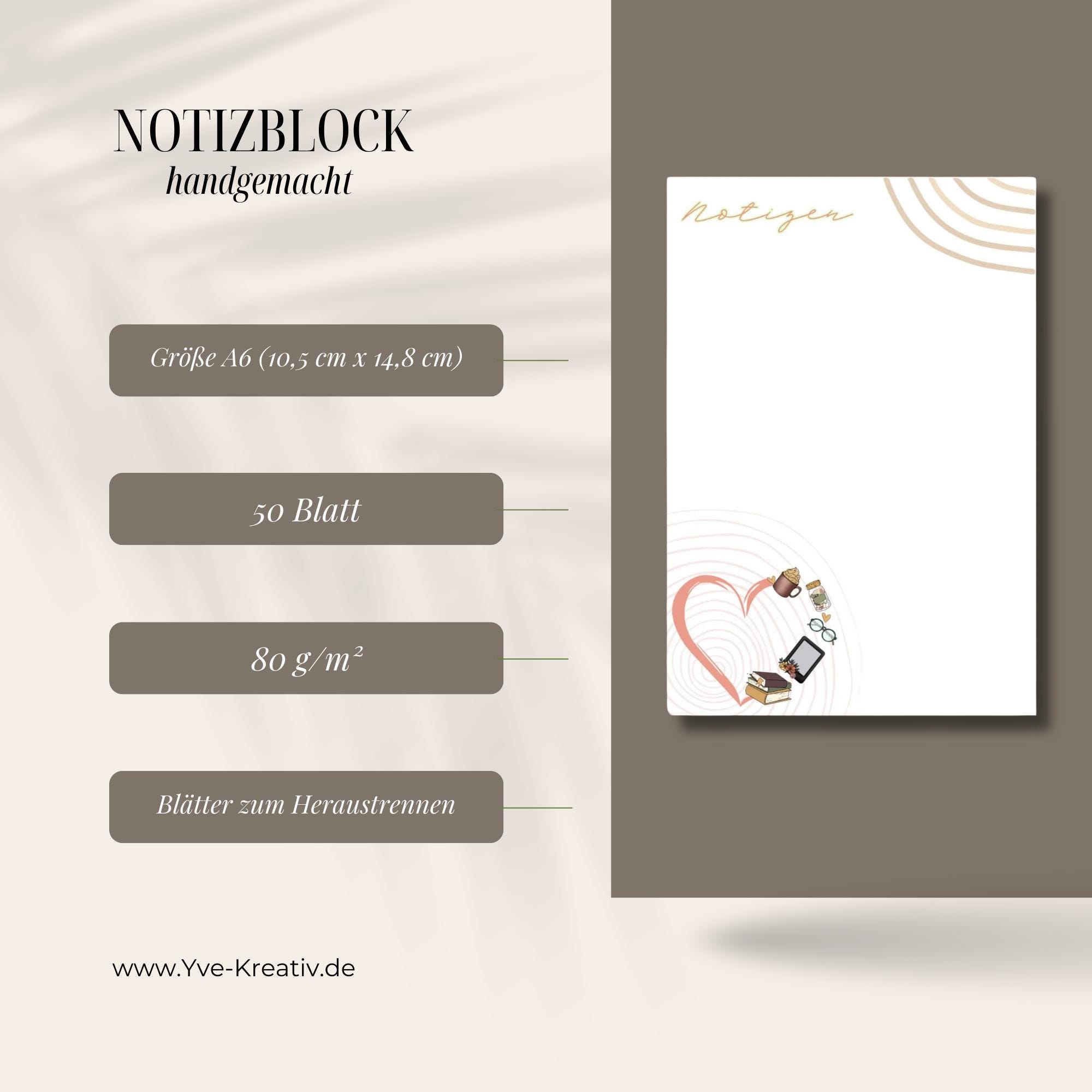 Notizblock Schreibblock 50 Blätter Herz Büro A6 Block Zettelblock Abreisblock mit Leimbindung Geschenk Kollegin Geburtstag Büro #A6K50 Notizblock Schreibblock 50 Blätter Herz Büro A6 Block Zettelblock Abreisblock mit Leimbindung Geschenk Kollegin Geburtstag Büro #A6K50
