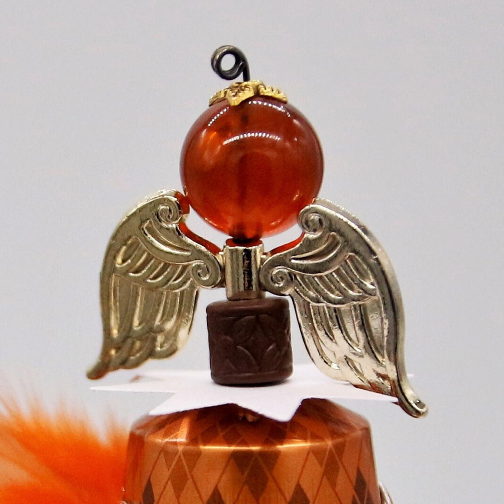 Engel aus Kaffeekapseln Christbaumkugel Upcycling Weihnachtskugel besonderer Weihnachtsdeko auf Metallklammer Christbaumclip  #1108772170