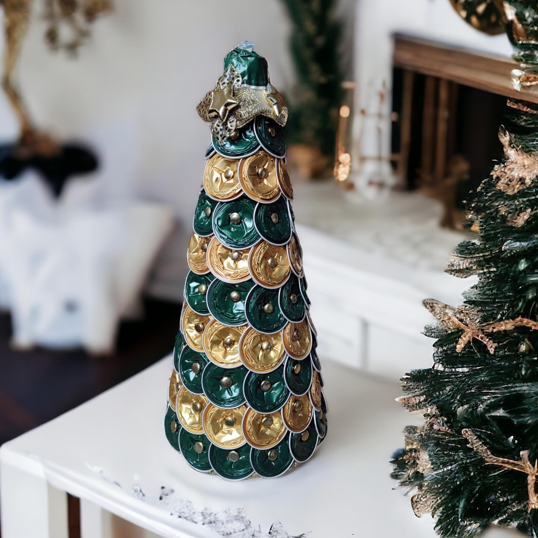 Weihnachtsbaum Tannenbaum Christbaum aus Kaffeekapseln Upcycling  #1824102695