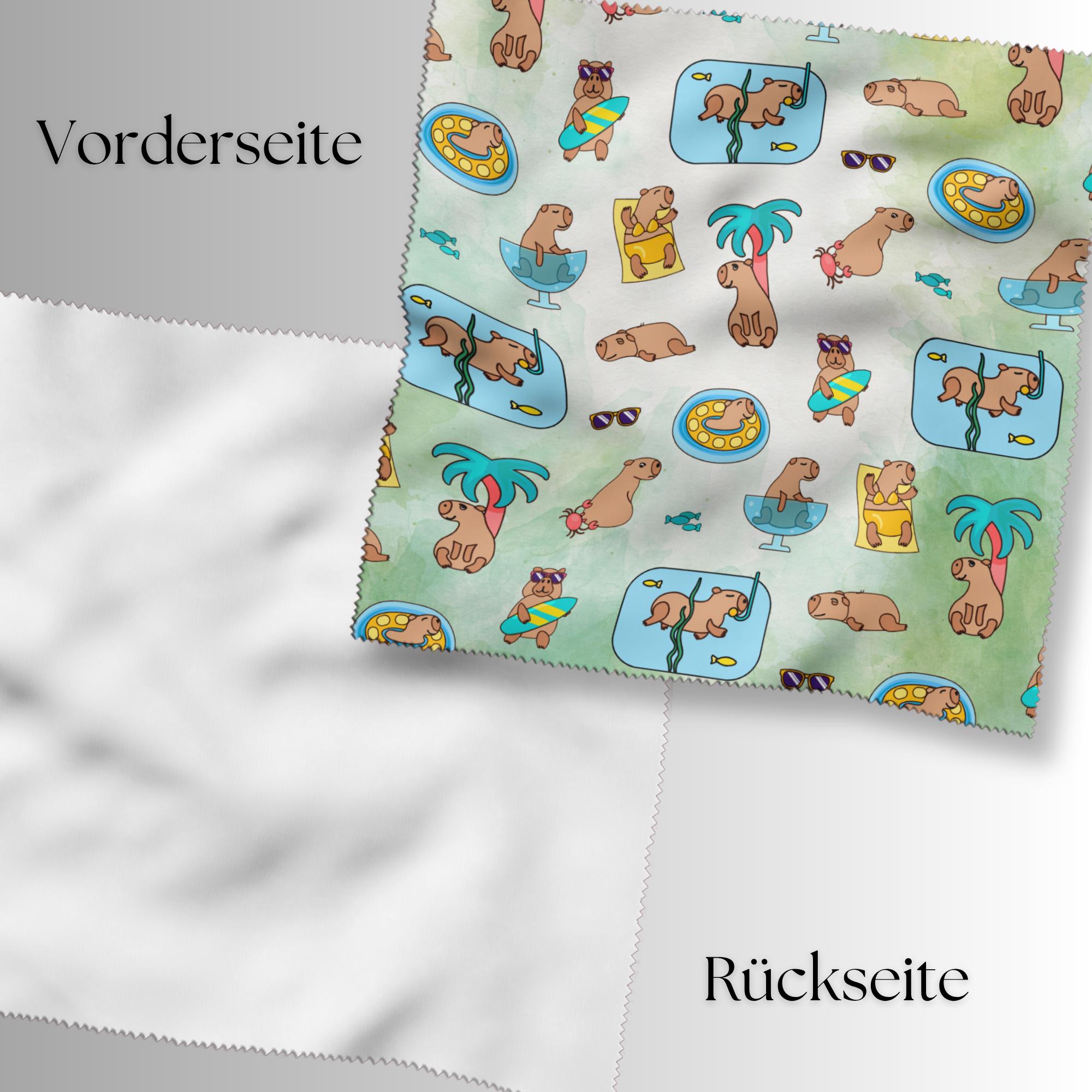 Brillenputztuch Wombat Urlaub bedrucktes Mikrofasertuch für Brille Sonnenbrille Reinigungstuch Handy Bildschirm Kamera Objektiv #TI159