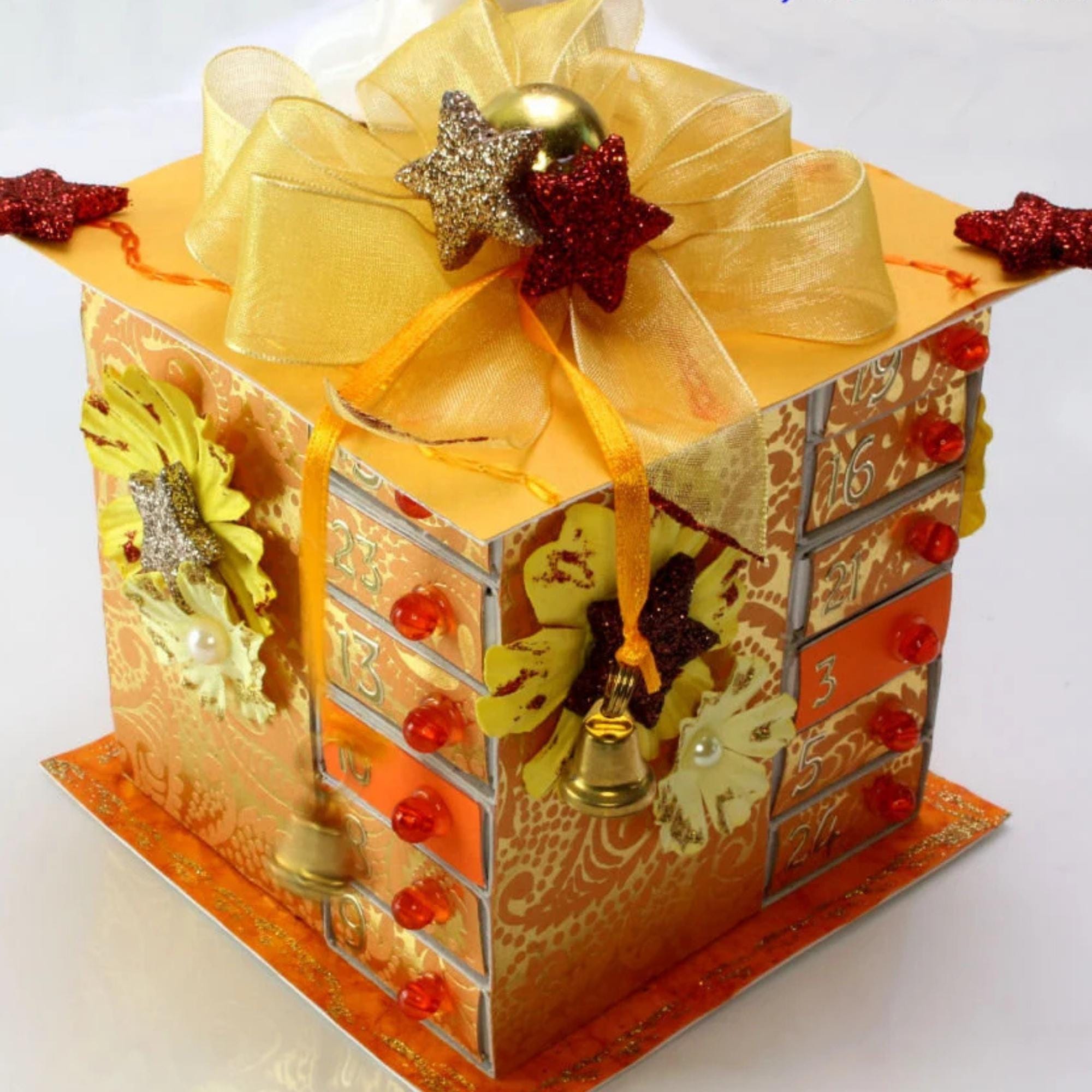 Adventskalender aus 24 Streichholzschachteln Tischdeko zu Weihnachten Adventskalender zum Befüllen Adventsdeko Geschenk Freundin  #627795461