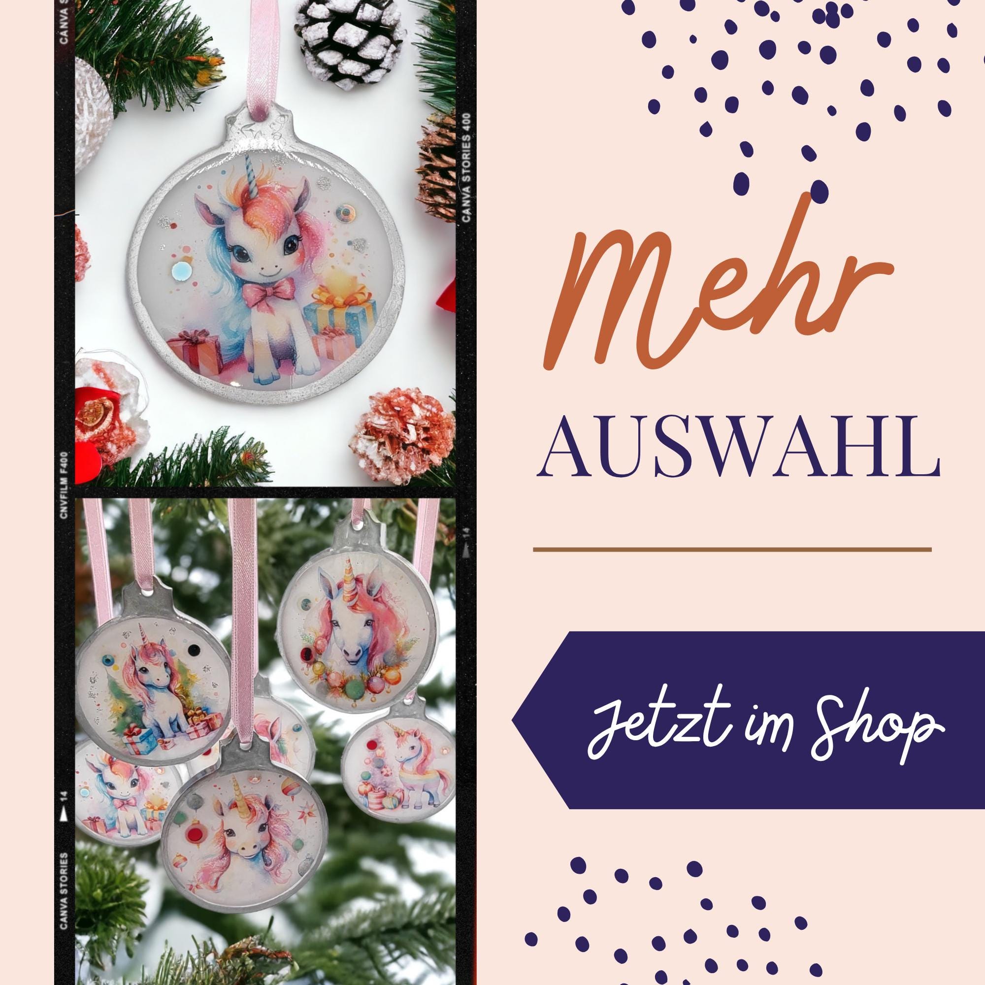 Weihnachtsschmuck Einhorn Baumanhänger Weihnachten Weihnachtsornamente Weihnachtskugel Geschenkanhänger Wichtel Geschenk #1606564442