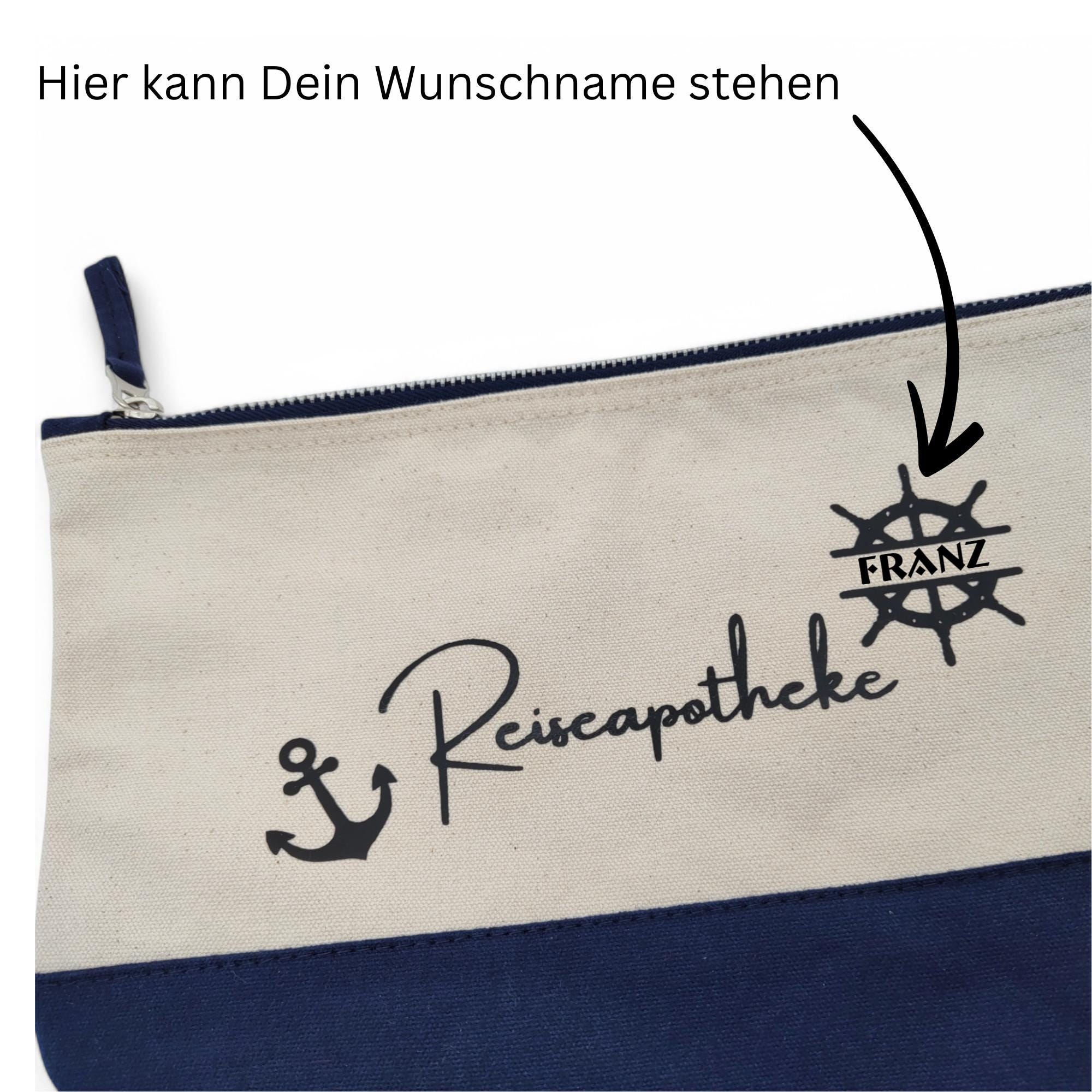 Kosmetiktasche mit Namen, Reiseapotheke, Mäppchen, Federmäppchen, kleiner Stoffbeutel mit Reißverschluss #1859597132 Kosmetiktasche mit Namen, Reiseapotheke, Mäppchen, Federmäppchen, kleiner Stoffbeutel mit Reißverschluss #1859597132