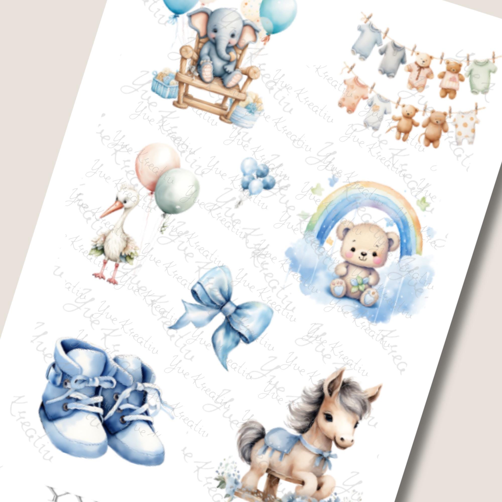 2 Stickerbogen SET Baby Boy Aufkleber Babyparty Sticker Geburt | Sticker Set zur Auswahl in Weiß - Transparent - Matt - Glanz #SBA6 2 Stickerbogen SET Baby Boy Aufkleber Babyparty Sticker Geburt | Sticker Set zur Auswahl in Weiß - Transparent - Matt - Glanz #SBA6