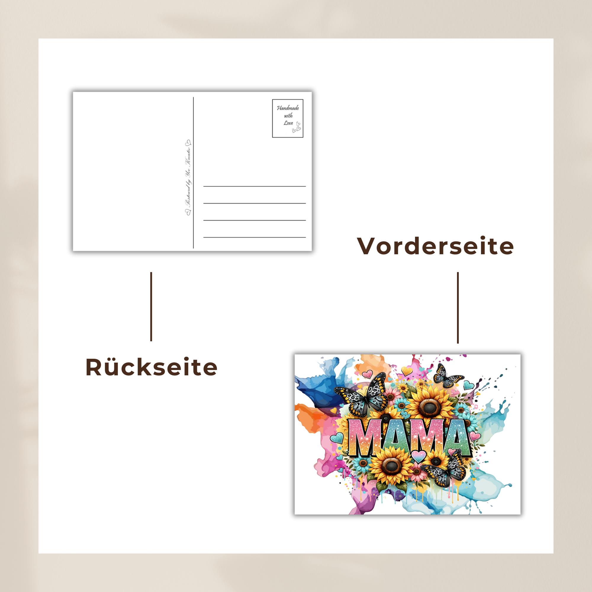 Geschenk zum Muttertag Postkarte Karte Glückwunschkarte Grußkarte Geschenkkarte auf DIN A6 Karte mit Glanzoberfläche #PHO Geschenk zum Muttertag Postkarte Karte Glückwunschkarte Grußkarte Geschenkkarte auf DIN A6 Karte mit Glanzoberfläche #PHO