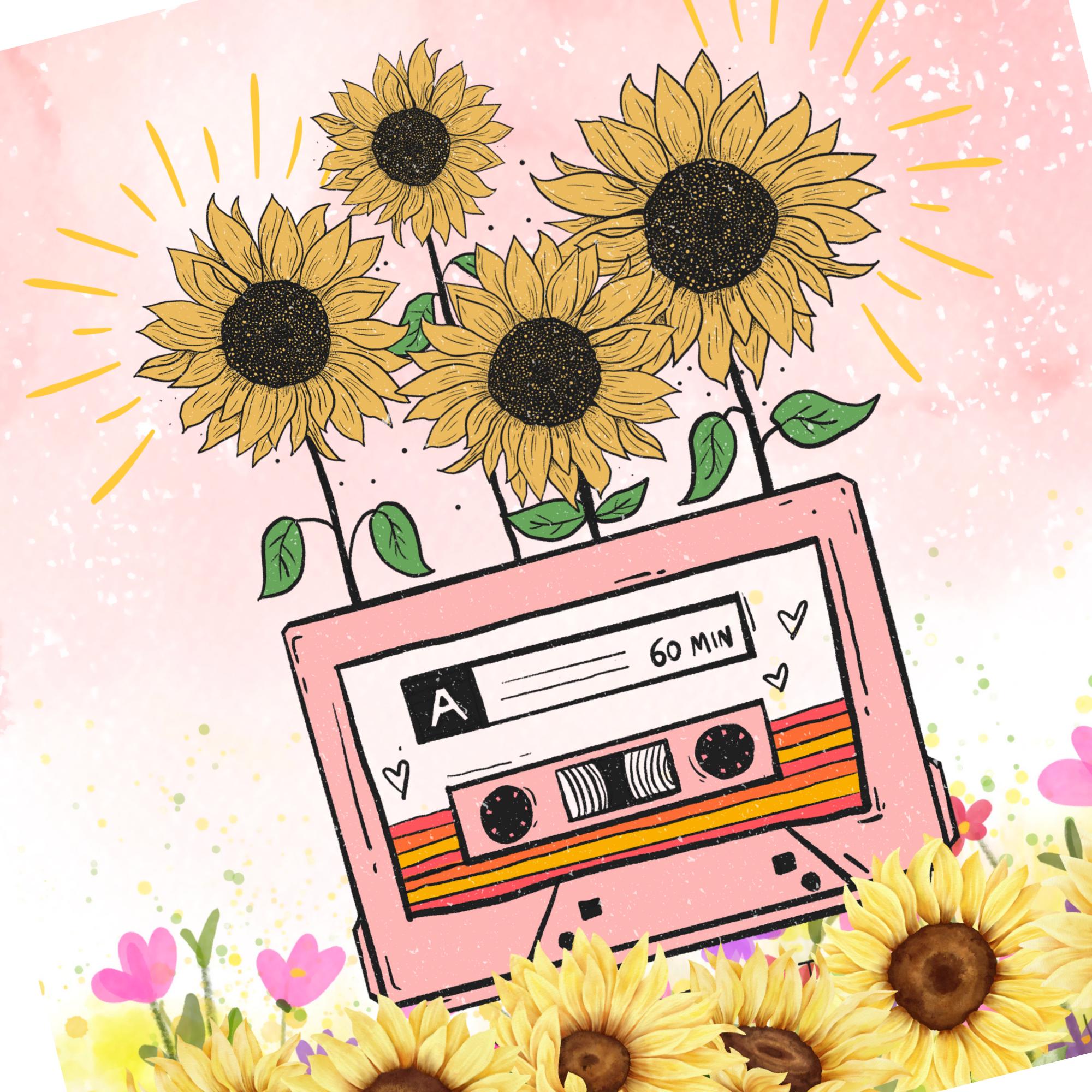 Brillenputztuch Musik Sonnenblumen MC bedrucktes Mikrofasertuch für Sonnenbrille Geschenk Musiker Mitbringsel Musikliebhaber #MC8 Brillenputztuch Musik Sonnenblumen MC bedrucktes Mikrofasertuch für Sonnenbrille Geschenk Musiker Mitbringsel Musikliebhaber #MC8