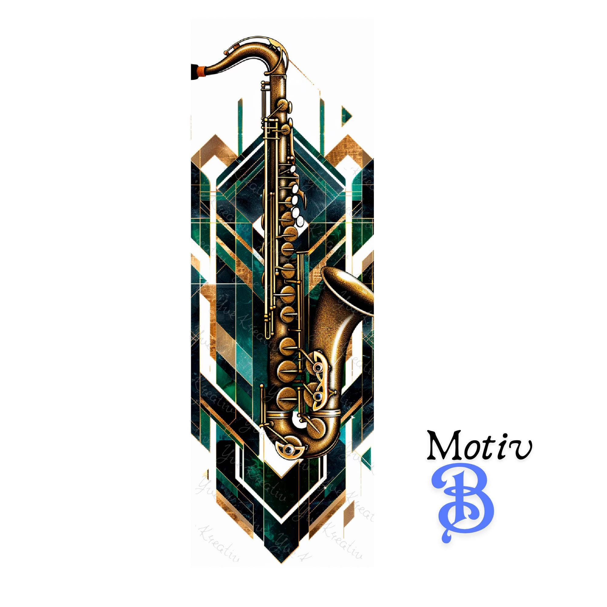 Lesezeichen aus Aluminium Geschenk zum Geburtstag Buchgeschenk "Motiv Musik Instrumente" Bookmark - 2 Motive zur Auswahl  #LEALU