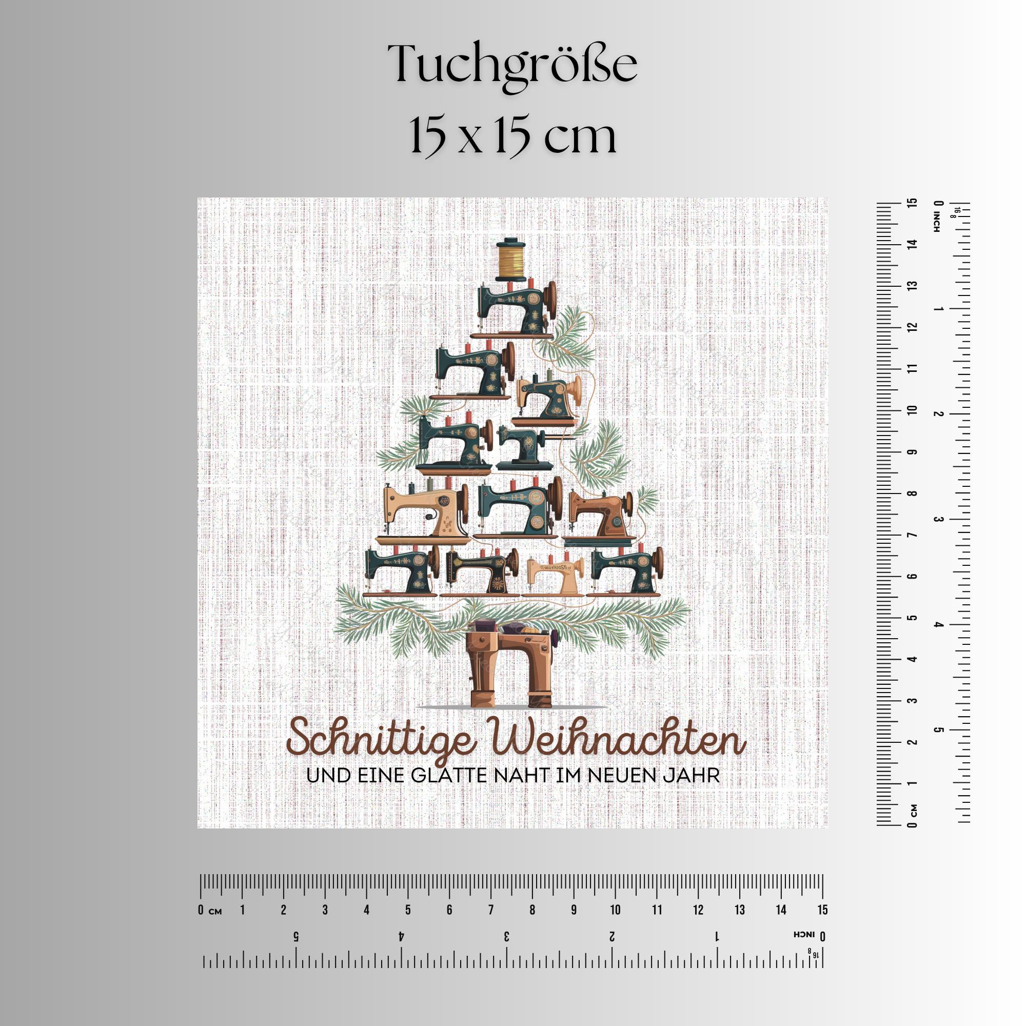 Brillenputztuch Tannenbaum Weihnachten Wichtelgeschenk Näherin Geschenk Schneider bedrucktes Mikrofasertuch für Brillen Display Handy #WE16