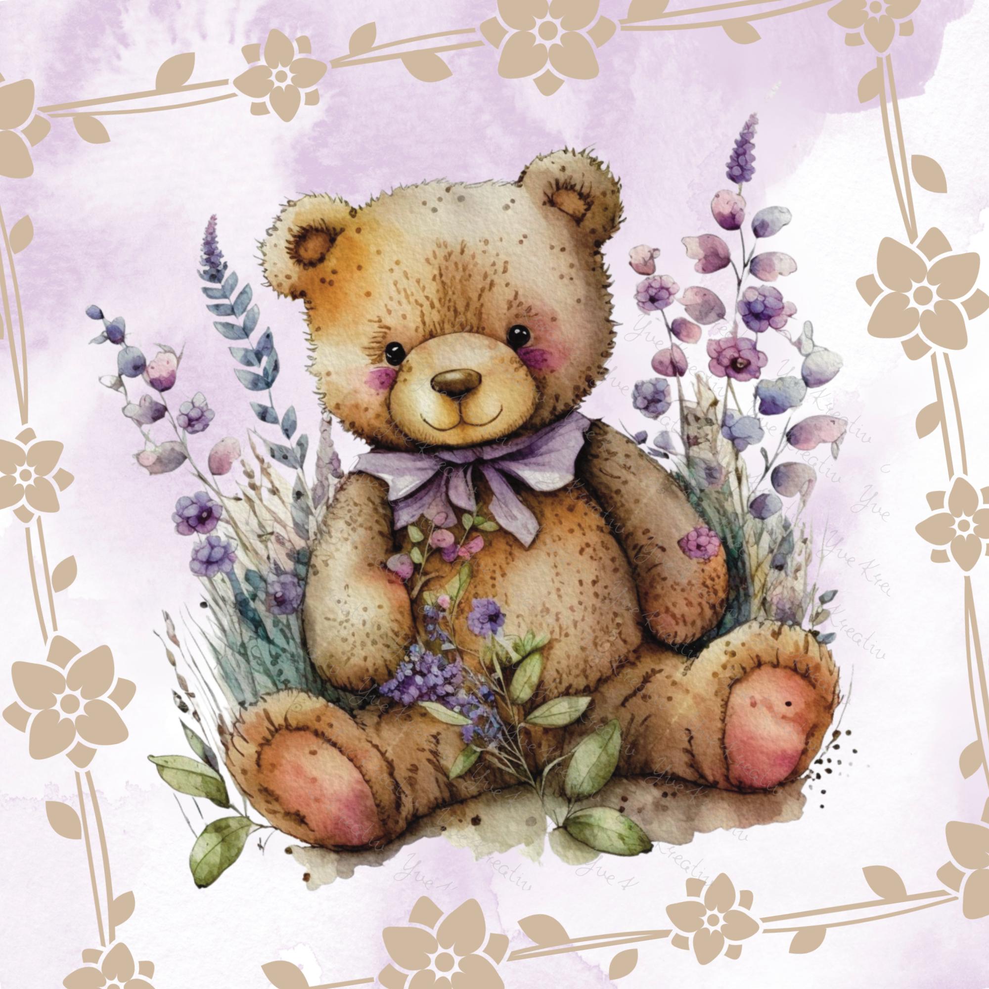 Brillenputztuch Lavendel BĂ€r bedrucktes Mikrofasertuch fĂŒr Sonnenbrille Display Handy Geschenk Freundin Gutschein Sommer Garten #TI52 Brillenputztuch Lavendel BĂ€r bedrucktes Mikrofasertuch fĂŒr Sonnenbrille Display Handy Geschenk Freundin Gutschein Sommer Garten #TI52