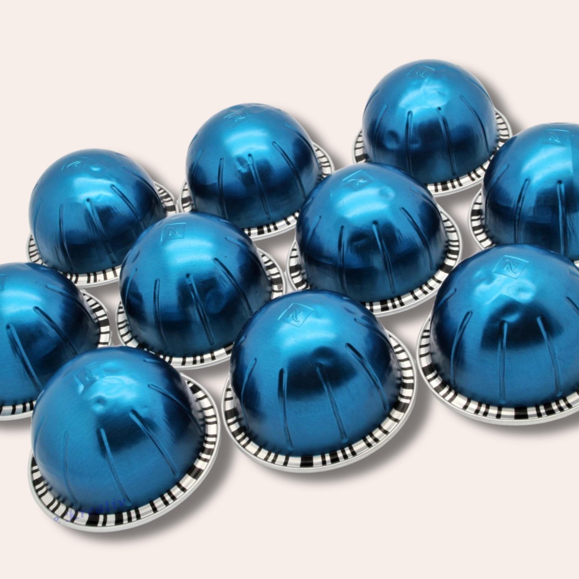 10 leere GROSSE Kaffeekapseln Farbe blau zum Basteln Gestalten Bastelmaterial DIY Schmuckherstellung Zubehör #KVS 10 leere GROSSE Kaffeekapseln Farbe blau zum Basteln Gestalten Bastelmaterial DIY Schmuckherstellung Zubehör #KVS