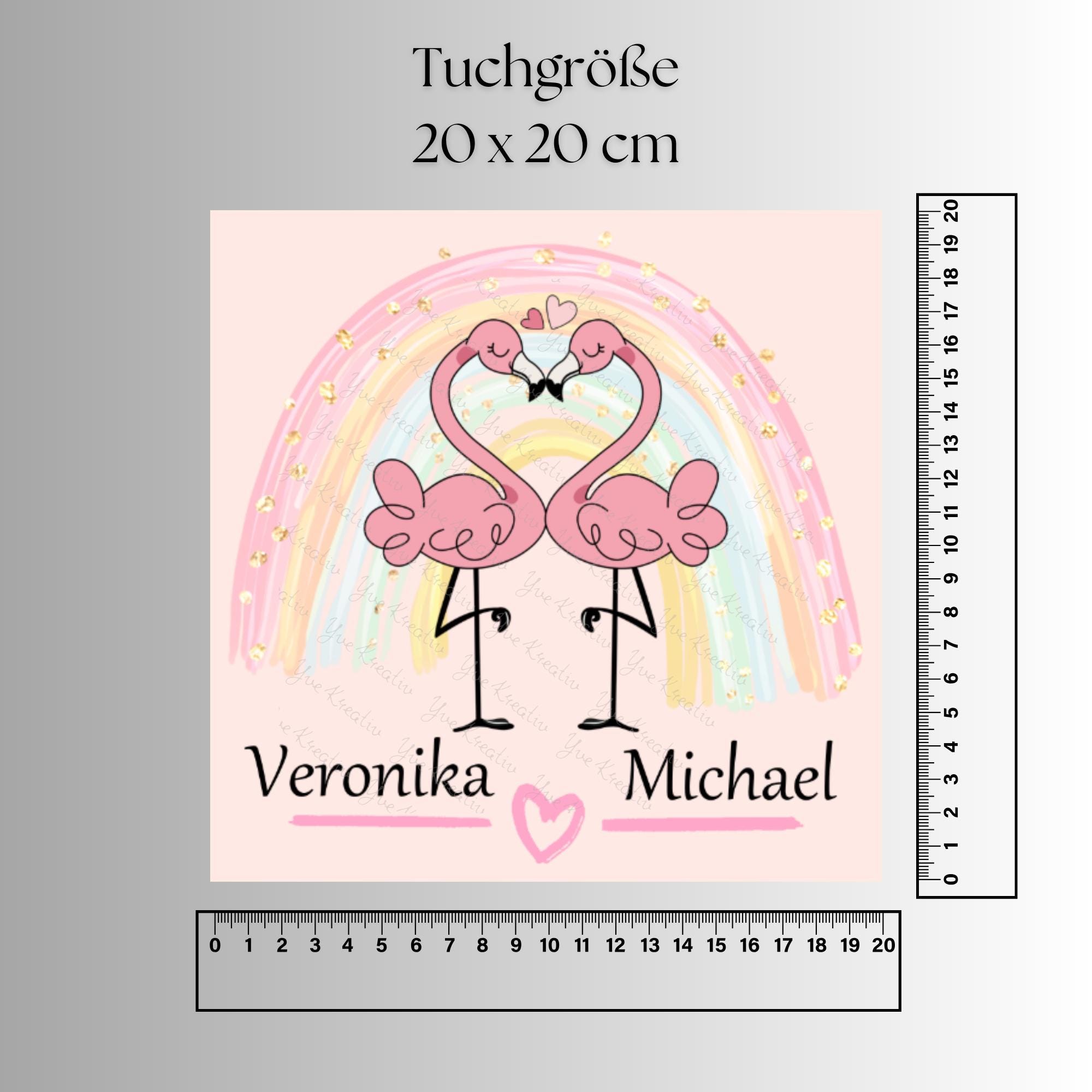 Brillenputztuch mit Namen Verlobung Geschenk Hochzeit Paar Flamingo bedrucktes Mikrofasertuch für Brillen Tuch für Displays #HO12P Brillenputztuch mit Namen Verlobung Geschenk Hochzeit Paar Flamingo bedrucktes Mikrofasertuch für Brillen Tuch für Displays #HO12P
