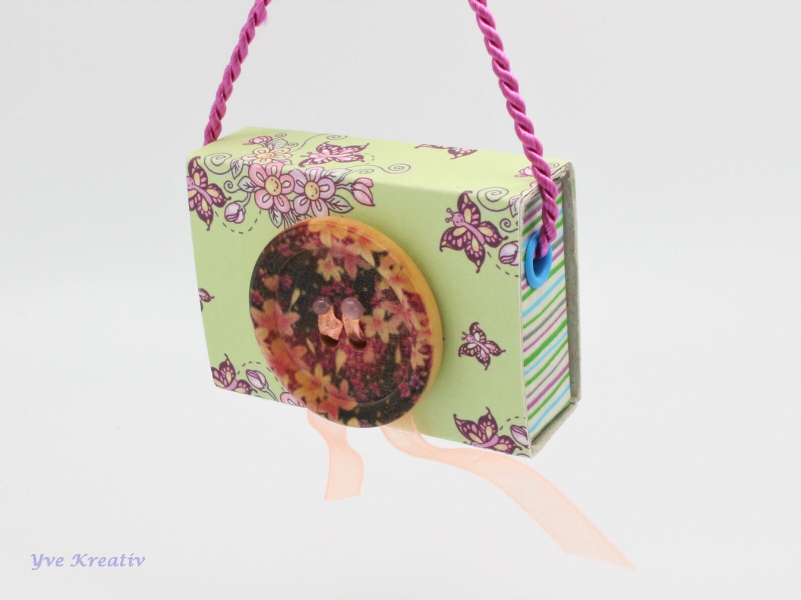 Geldgeschenk kleine Schachtel, verzierte Streichholzschachtel als originelle Geschenkverpackung für Geld, Gutscheine und mehr  #613961158