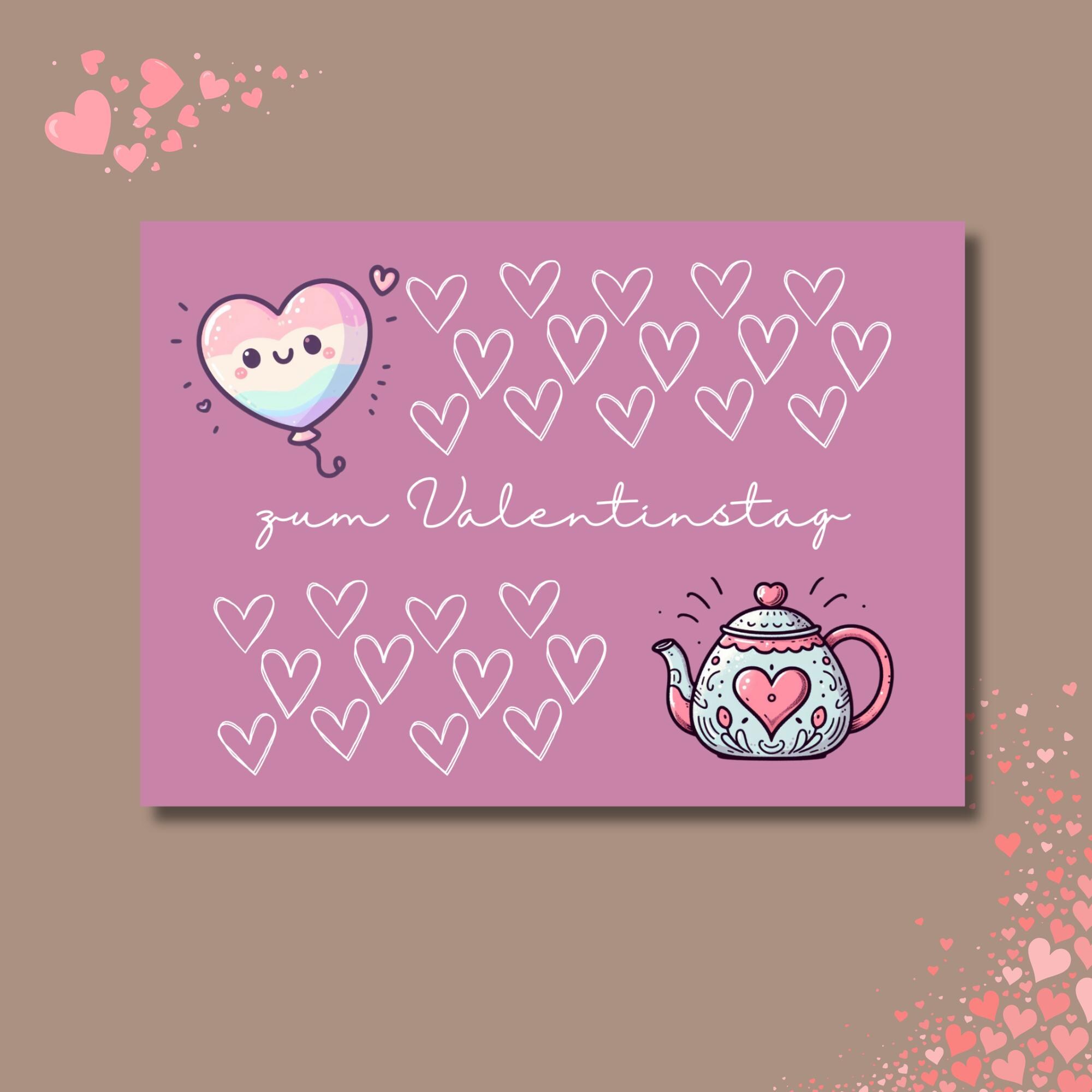 Valentinstags Karte, Postkarte zur Hochzeit, Grußkarte, Karte für Verliebte, Geschenkkarte  #PHO