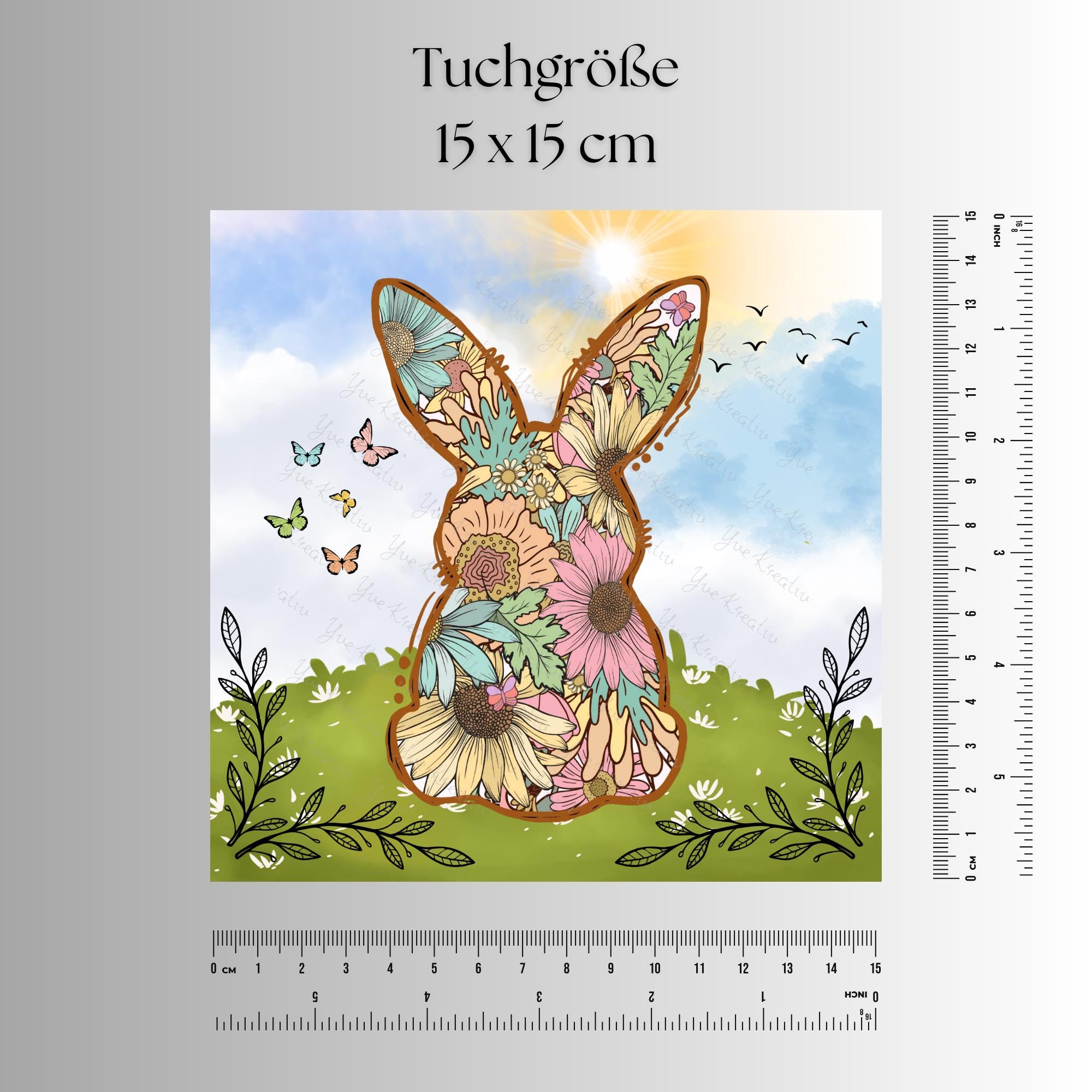 Brillenputztuch – Individuell bedrucktes Mikrofasertuch für Brillen, Displays & mehr | Perfektes Geschenk zu Ostern  #TI9