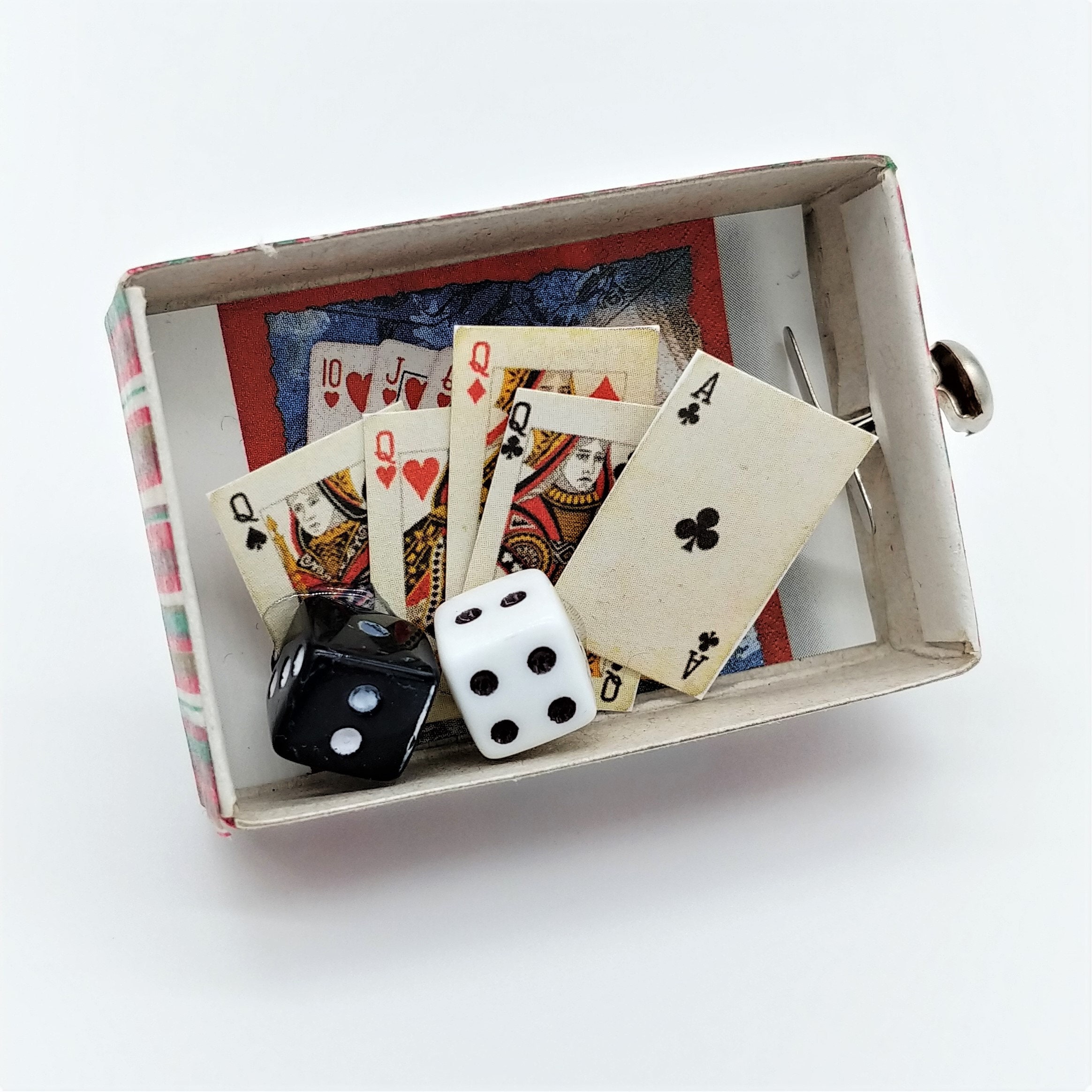 Geldgeschenk – Diorama - Gutschein - Miniaturschachtel "Casino"  #613960522