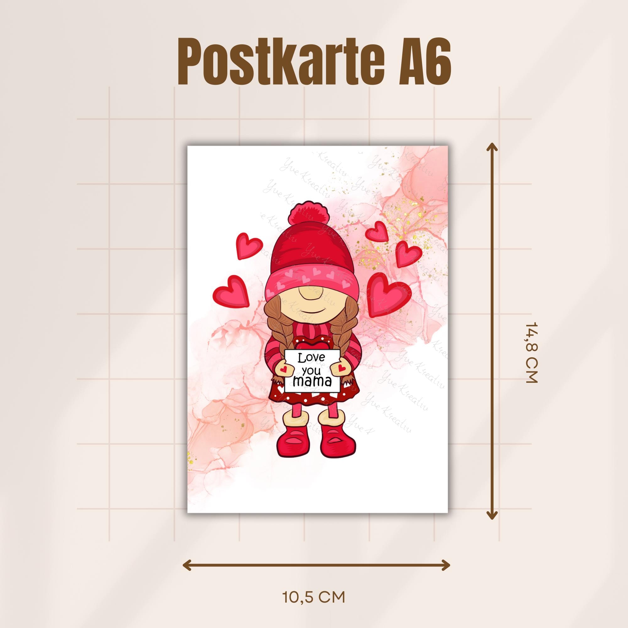 Geschenk zum Muttertag Postkarte Karte Glückwunschkarte Grußkarte Geschenkkarte auf DIN A6 Karte mit Glanzoberfläche #PHO Geschenk zum Muttertag Postkarte Karte Glückwunschkarte Grußkarte Geschenkkarte auf DIN A6 Karte mit Glanzoberfläche #PHO