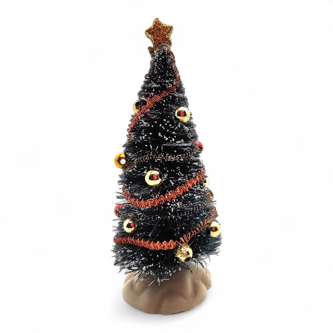 Miniatur Weihnachtsbaum Tannenbaum geschmückt Puppenhaus passend für 1:12 Puppenstube - Puppe - Puppenhaus  #1806665368