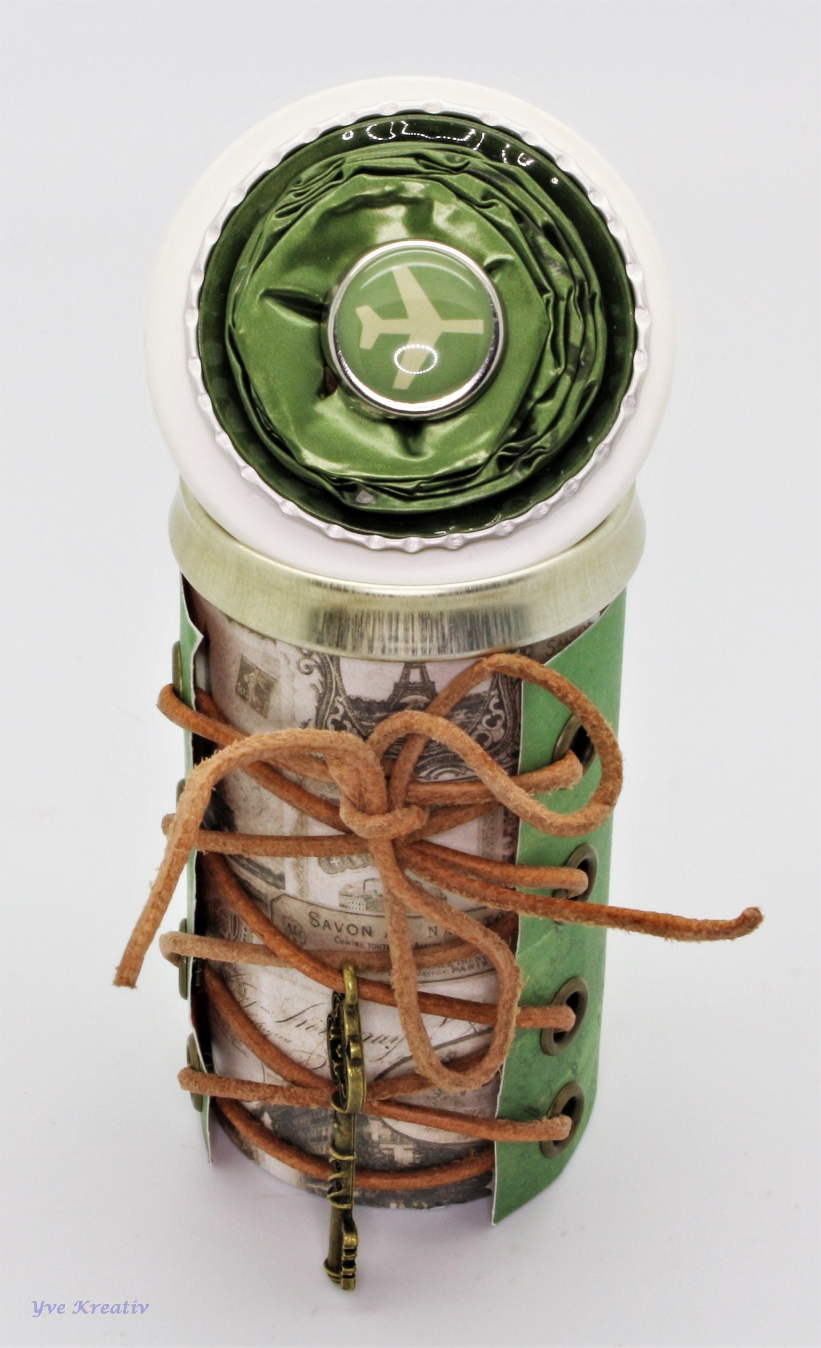 Metall Dose - Döschen / Schachtel / Box - Upcycling für Geldgeschenke Gutscheine Schmuckdöschen
